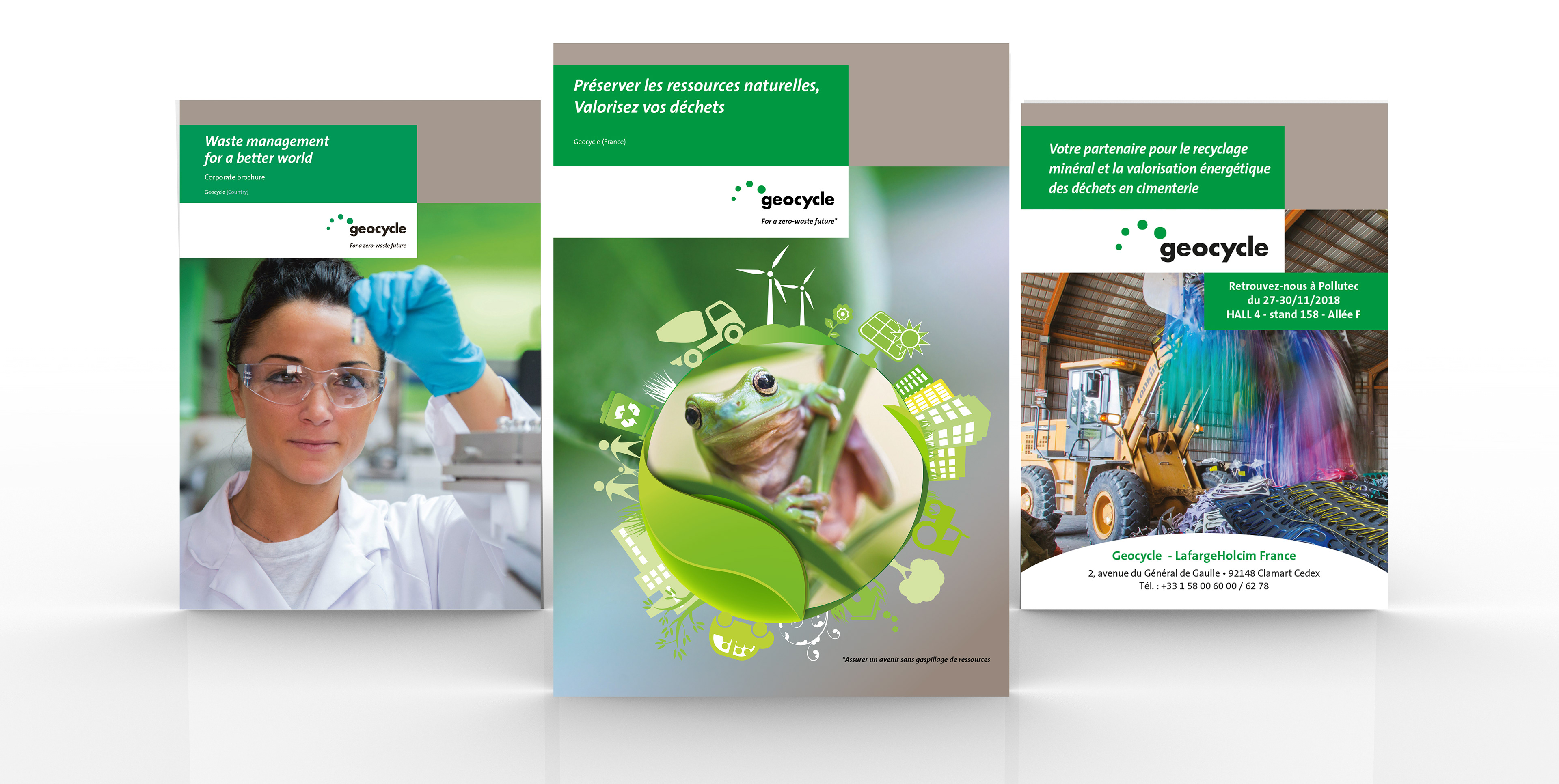 Exemple d'Annonce Presse pour Geocycle