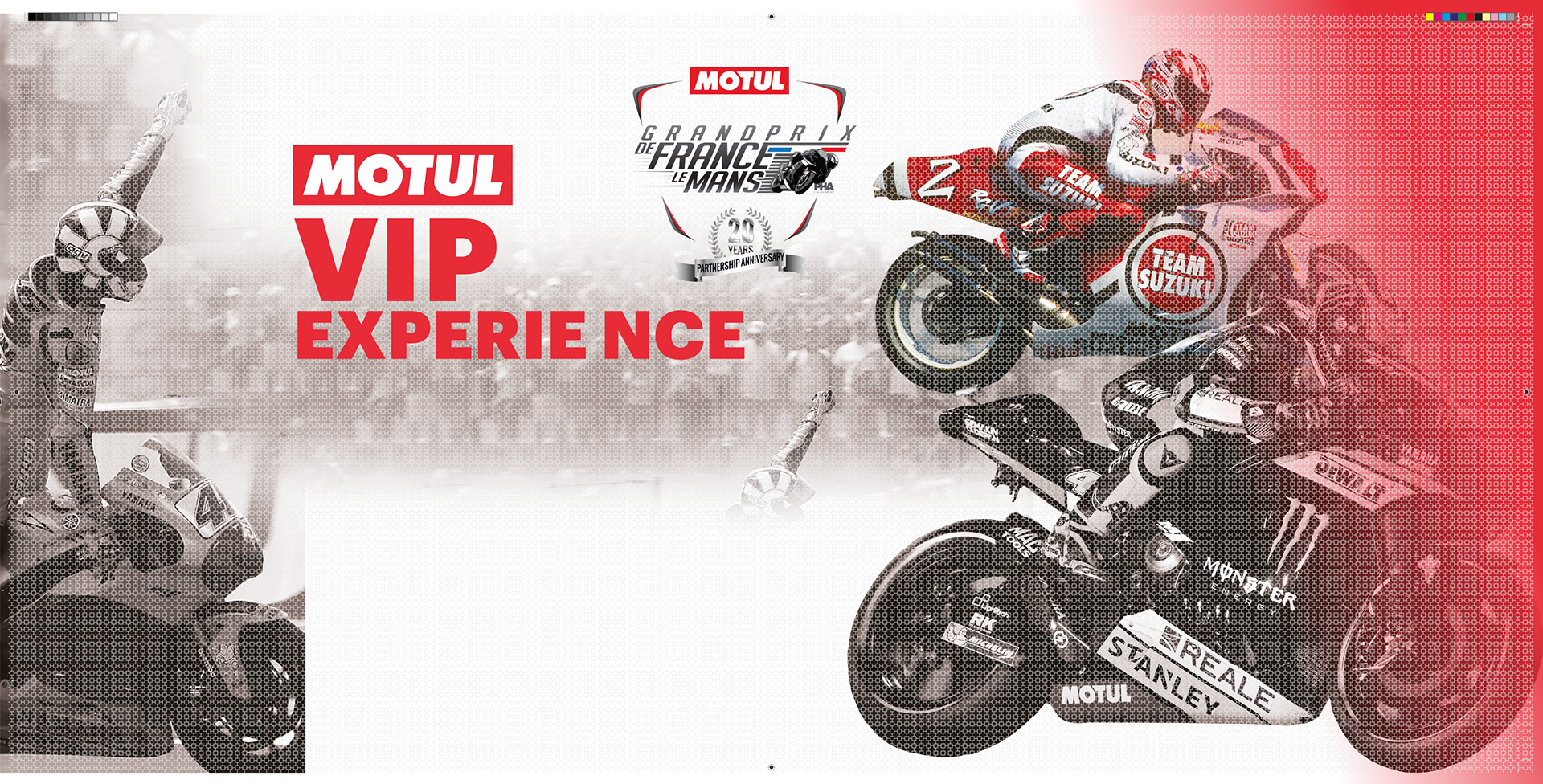 Visuel MOTUL pour les 24 heures du Mans moto
