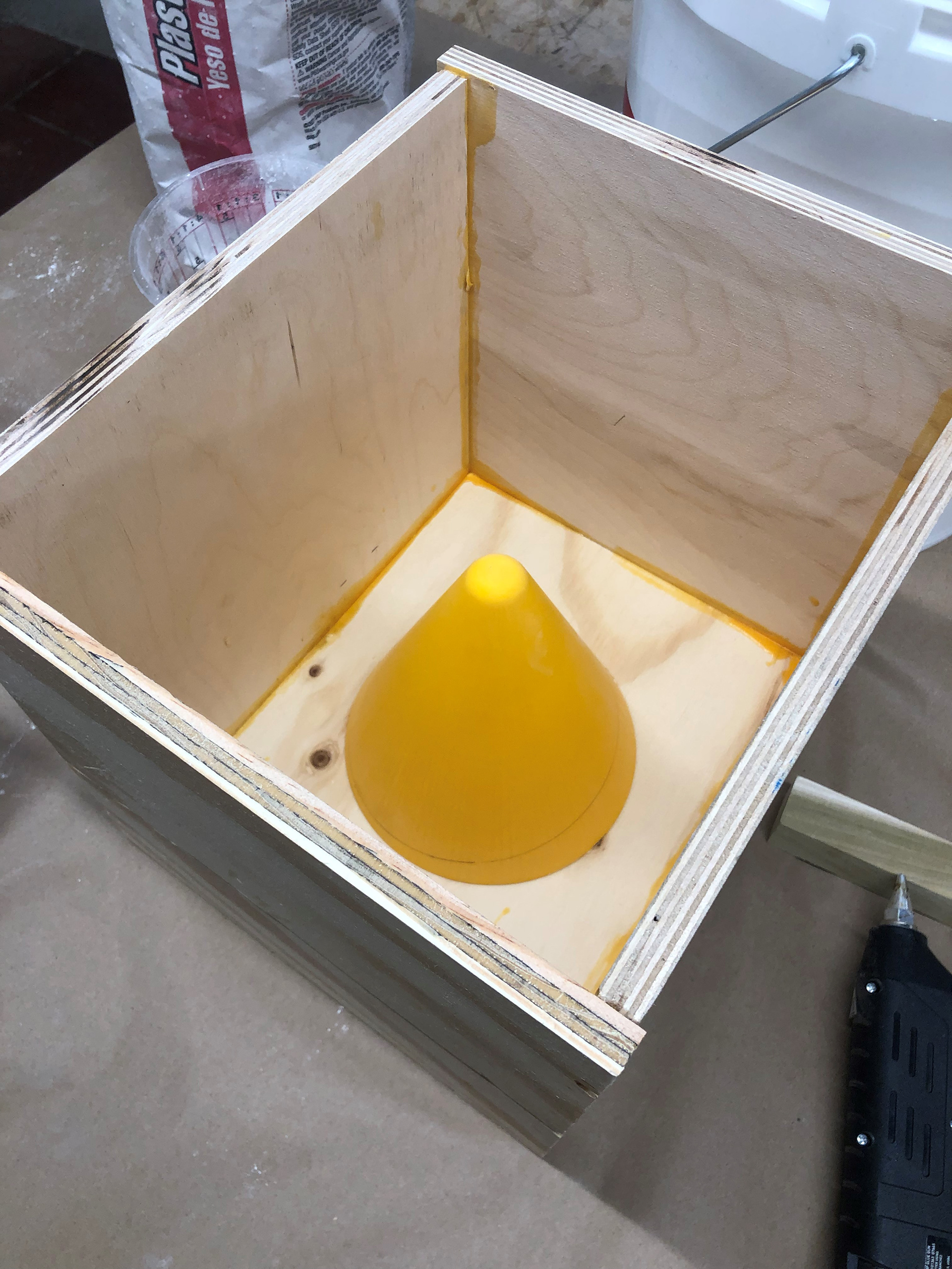 Switched to plaster mold around 3D print