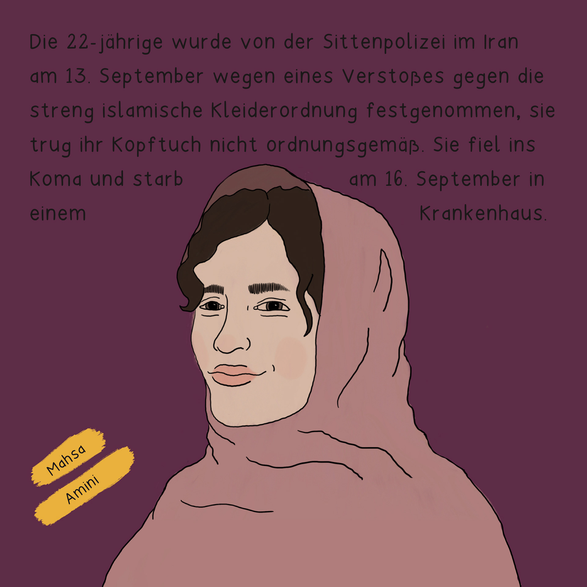 "Mahsa Amini", ImBilde, Oktober 2022