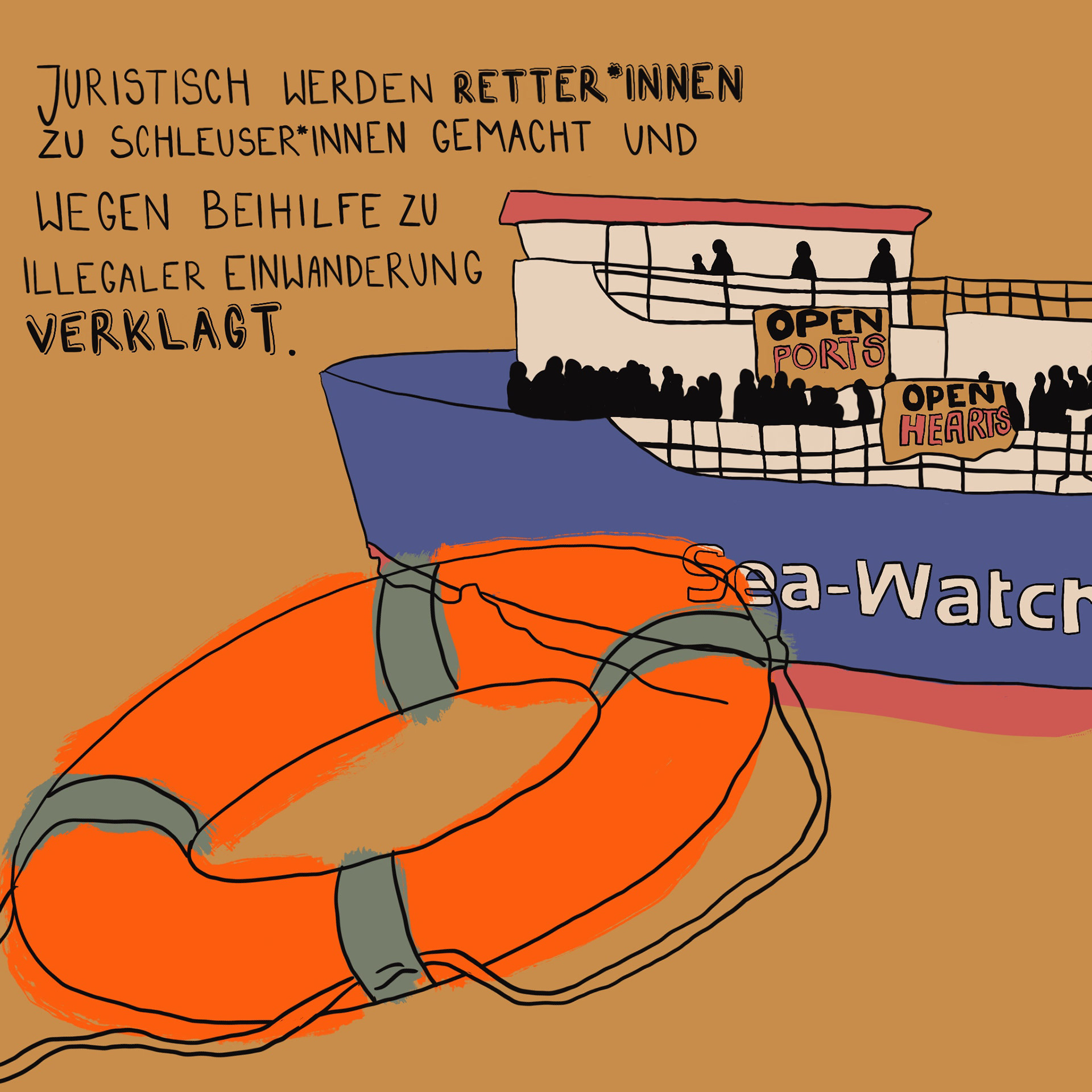 "Seawatch", ImBilde, Juni 2021