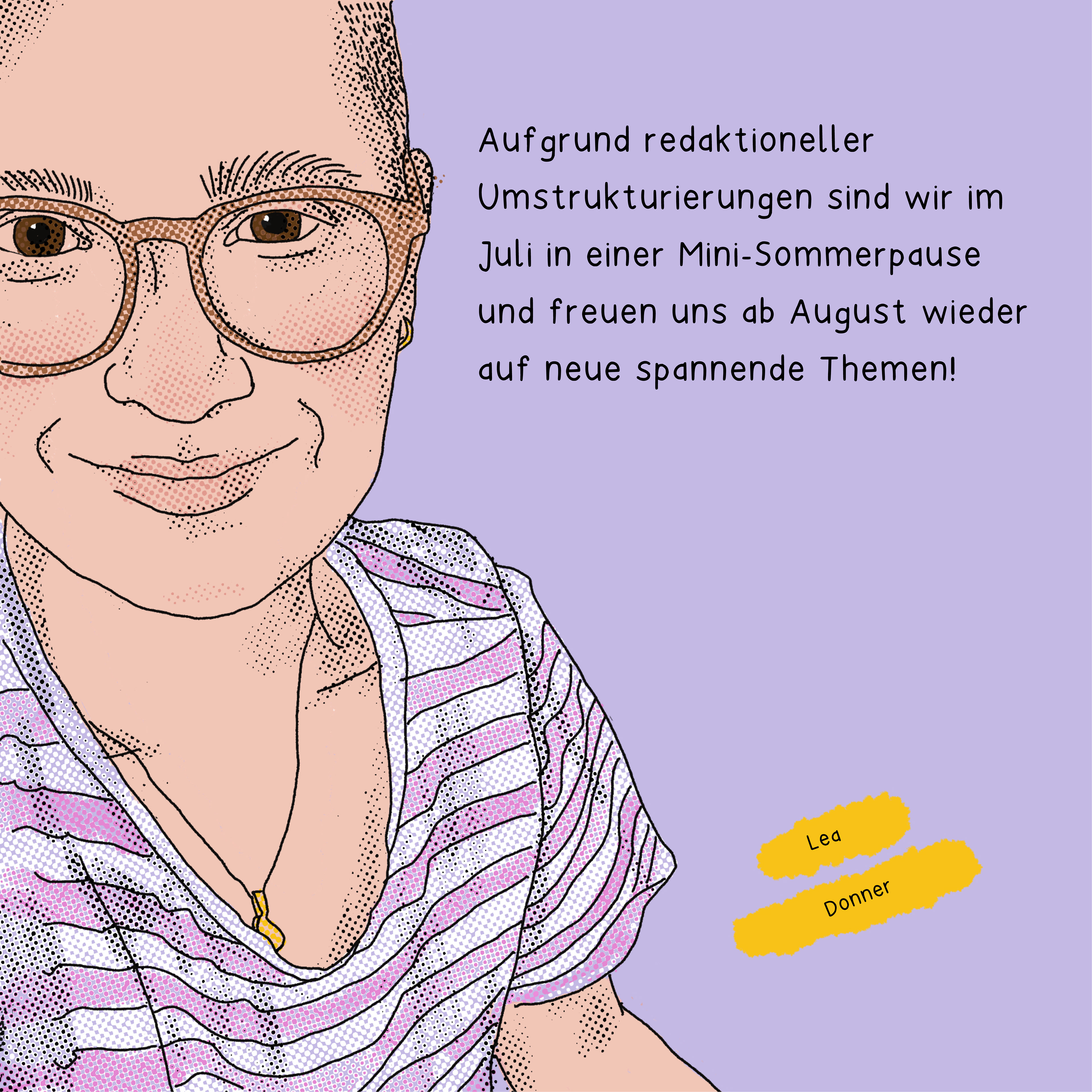 "Sommerpause", ImBilde, Juli 2023
