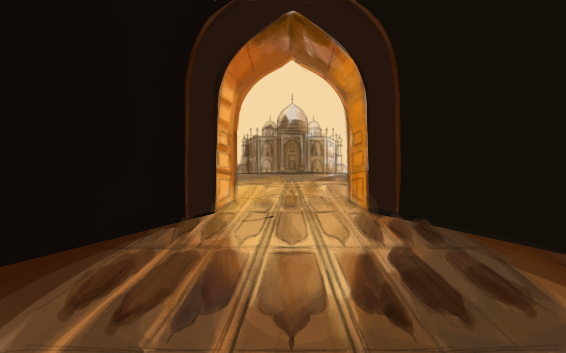 "Into the Light" | Sketchbook Pro