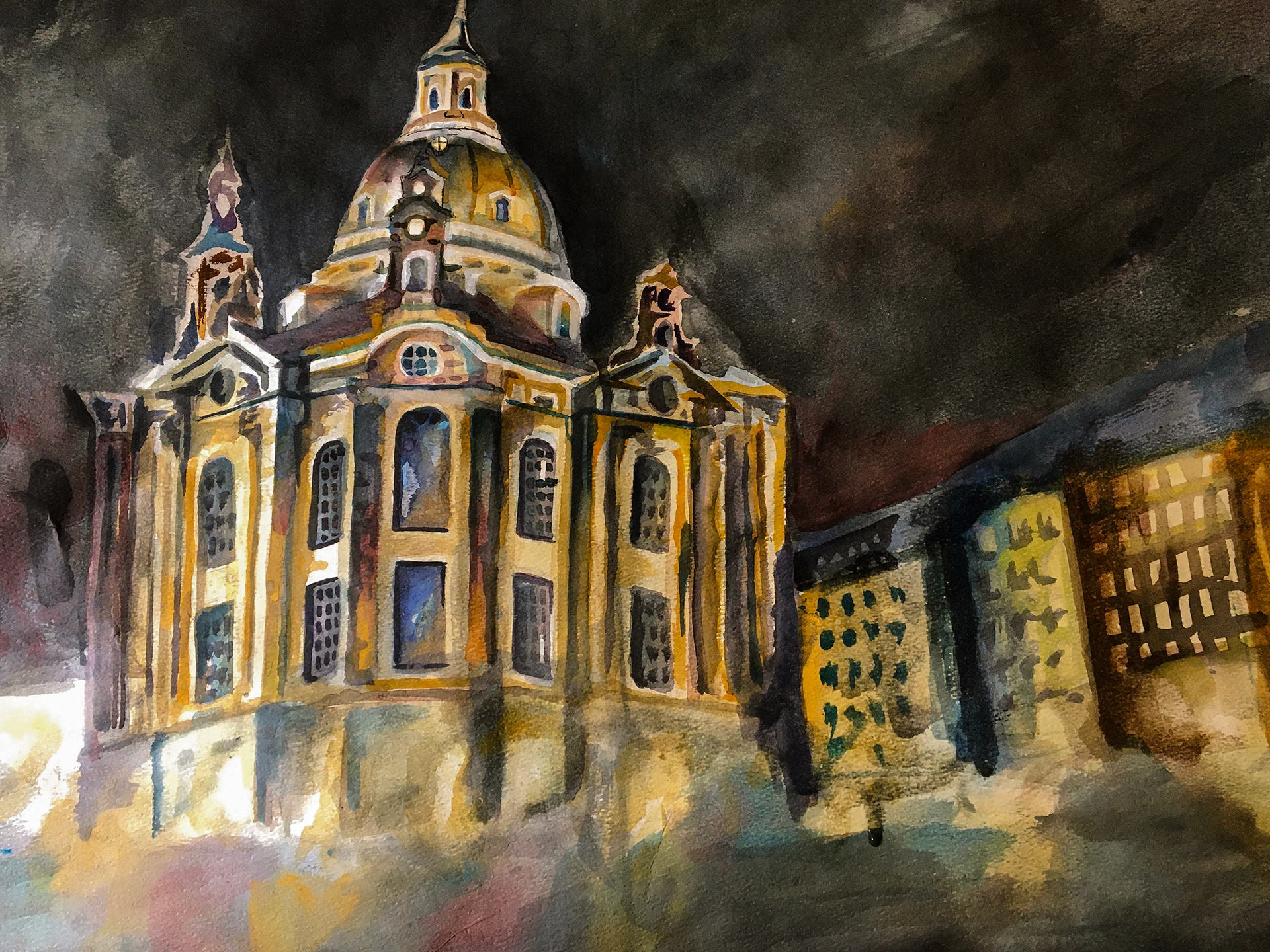 "A Child's Dream" | watercolor | 24 x 19" mix media paper