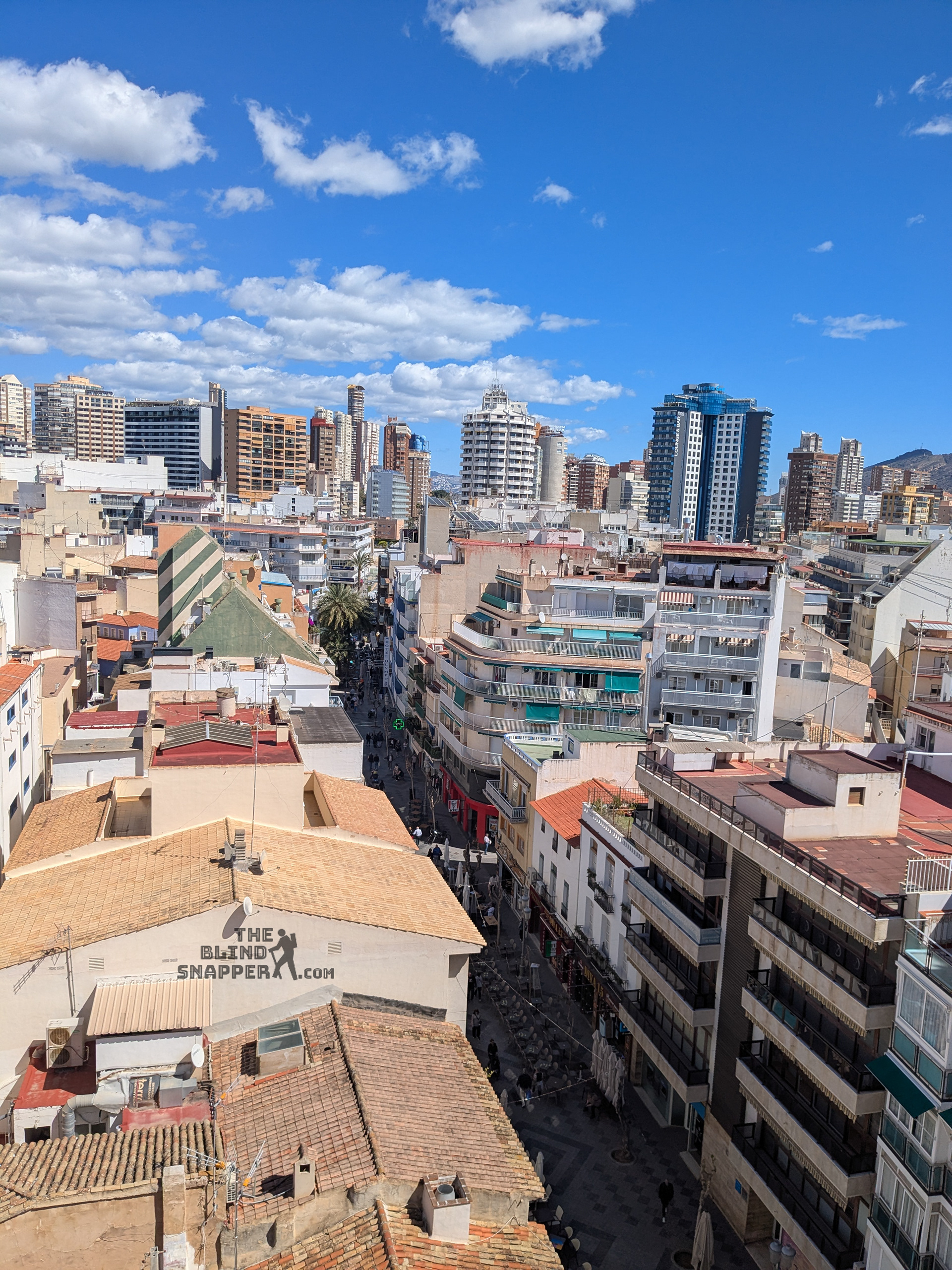 Benidorm from the hotel roof top