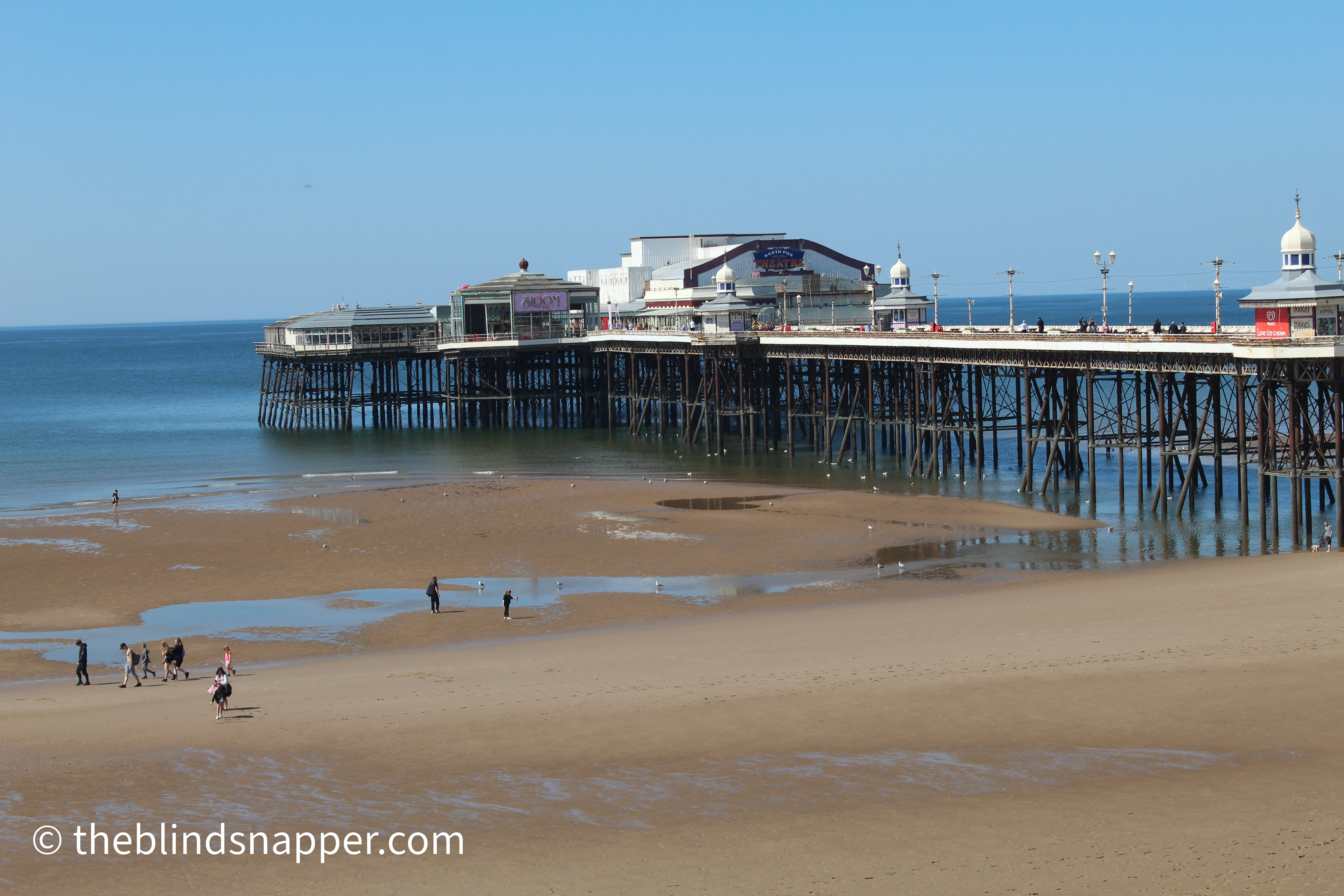 The North Pier one of Blackpools three piers