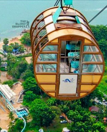 The cable car at Pattaya Park