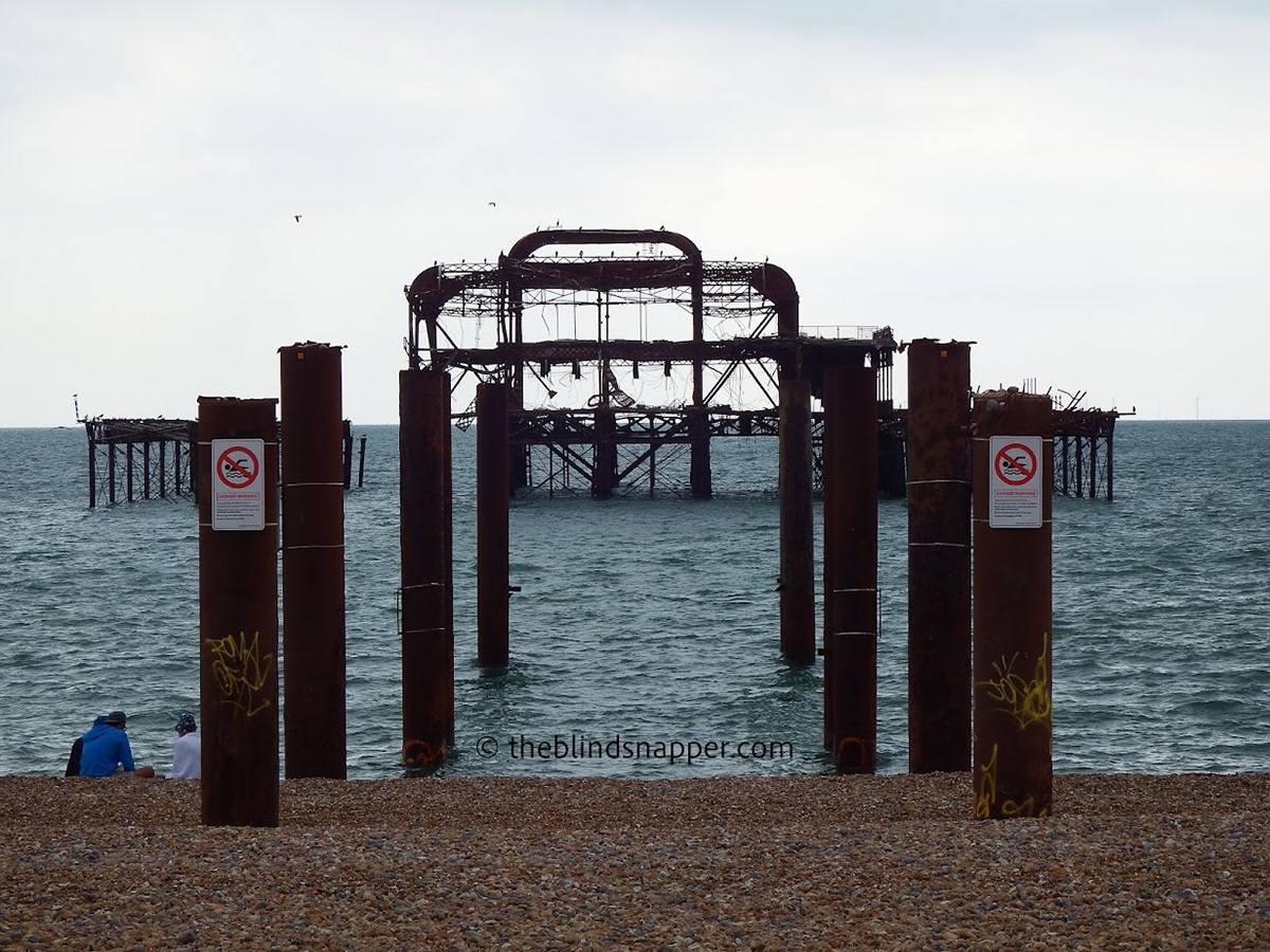 The remains of the West Pier, Brighton 2017