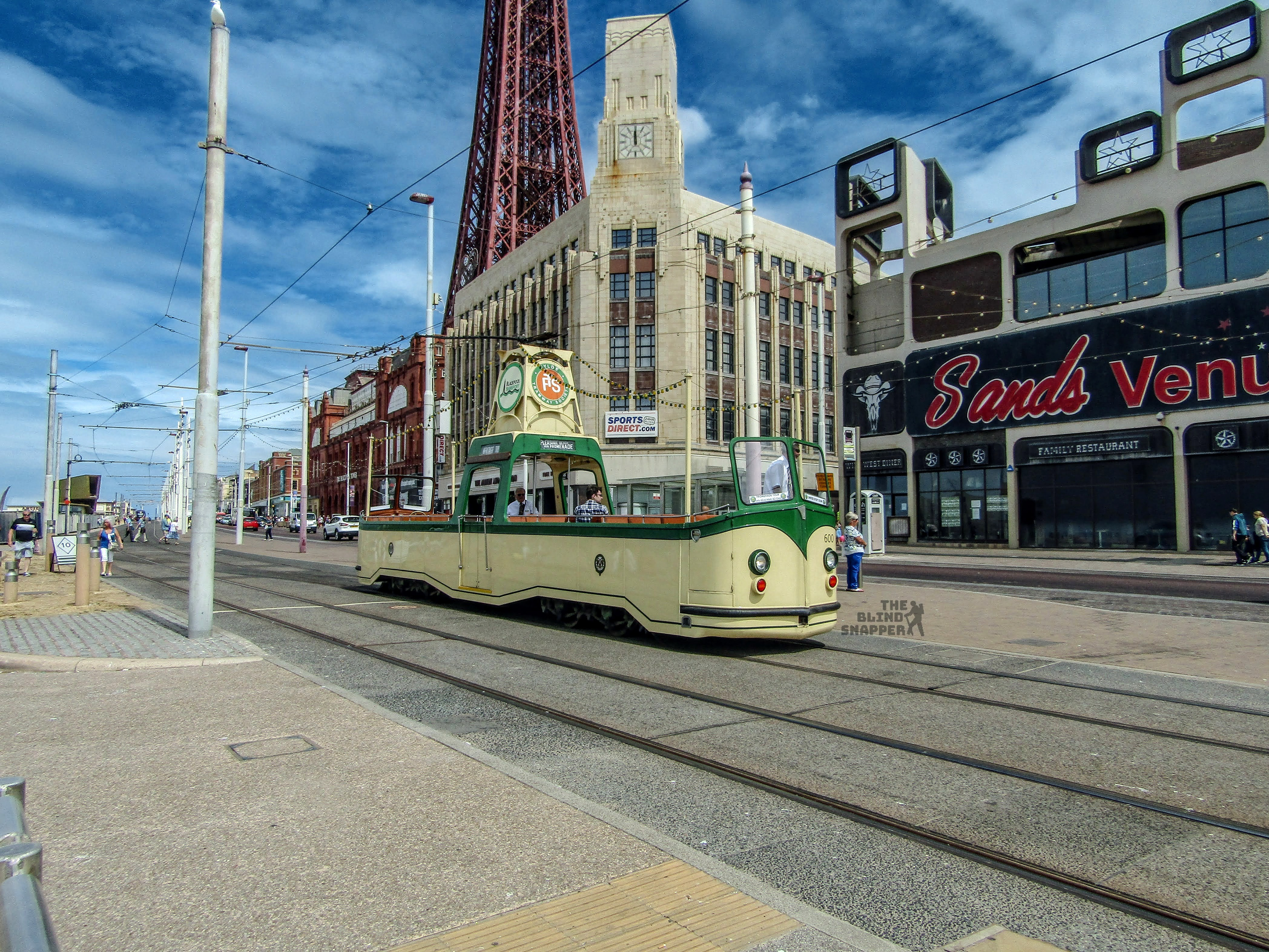 Open Boat Tram 600 on the seafront