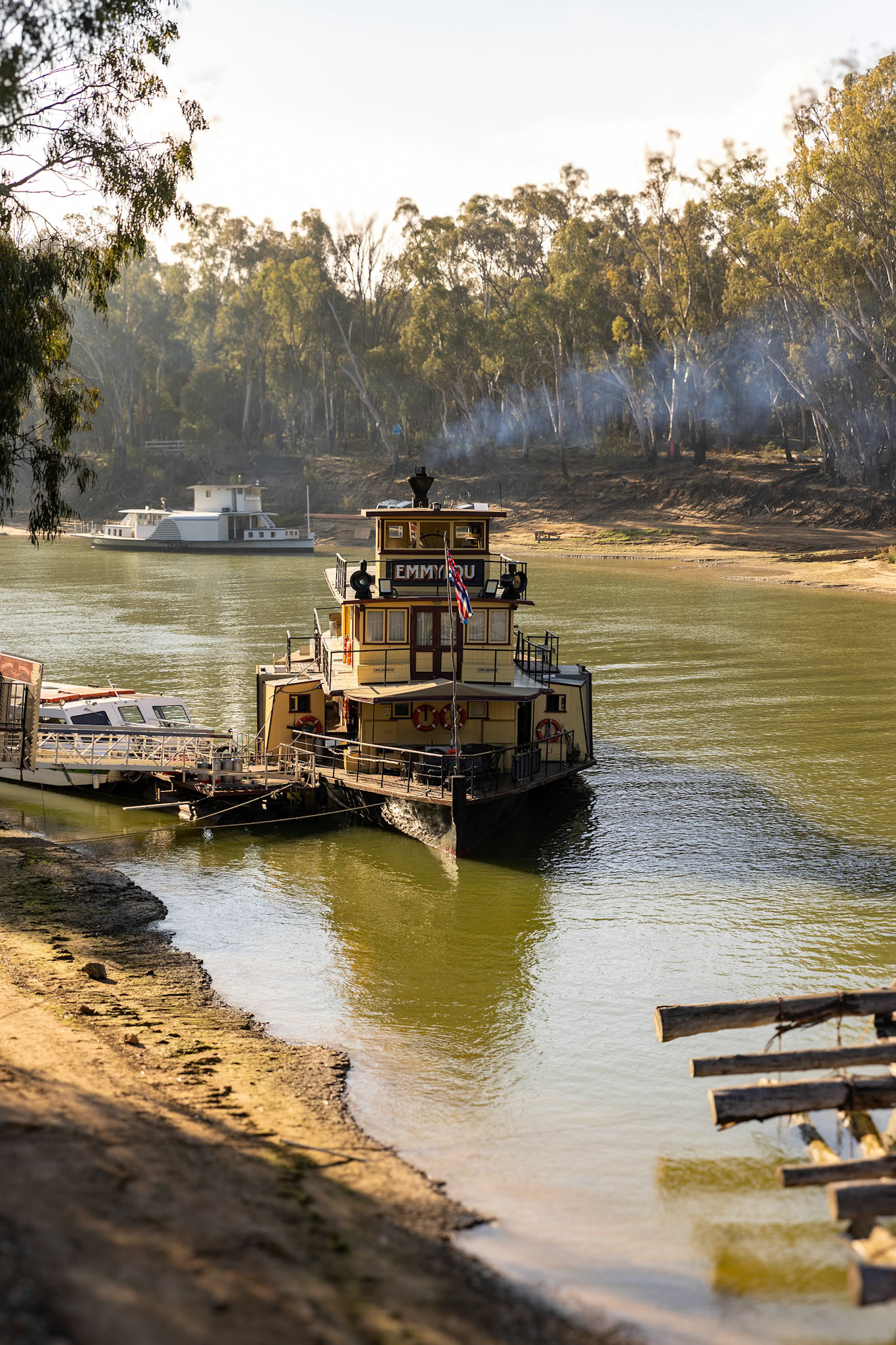 2025 june ps emmylou iconic authentic paddle steamer wood-fired working seven night river cruises historic fully restored vintage boutique floating hotel echuca victoria Australia© copyright-lewis-a-collins-photographer-!http://lewiscollins.com.au