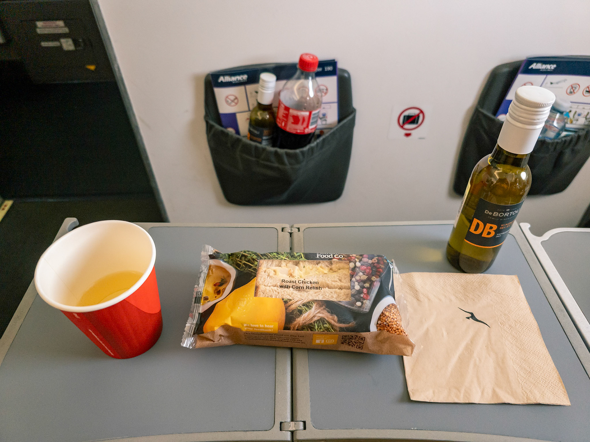 2025 april a great lunch at 36,000 feet on qantas onway darwin Australia© copyright-lewis-a-collins-photographer-!http://lewiscollins.com.au