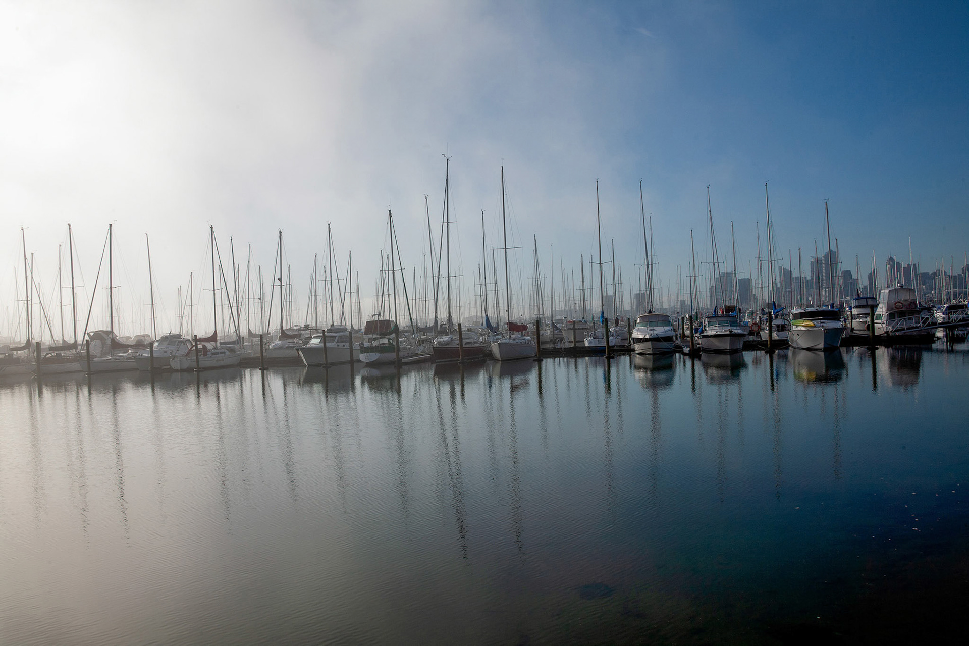 2010 july heavy fog rolling in westhaven marina auckland new zealand© copyright-lewis-a-collins-lcpmtl-! http://lewiscollins.com.au