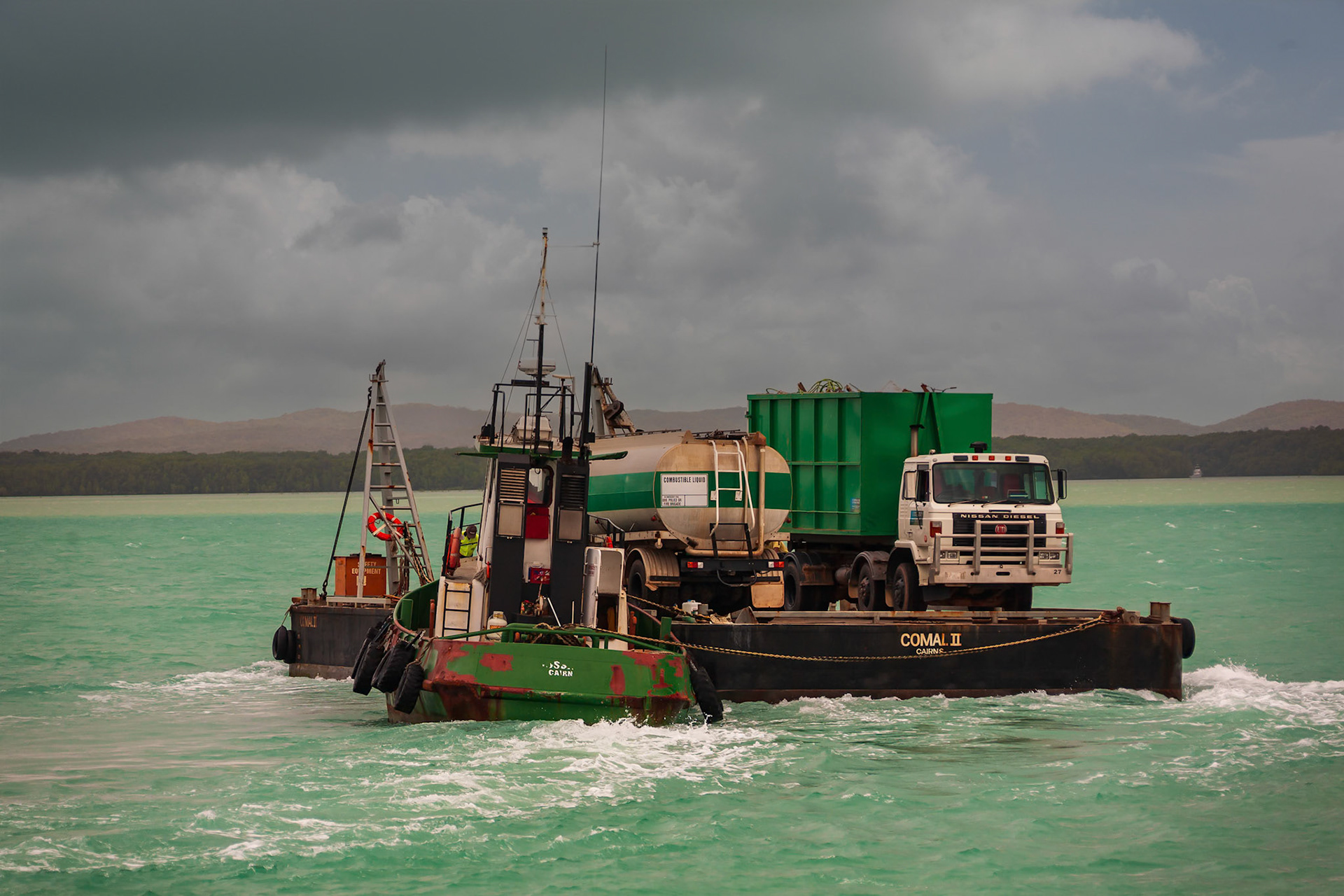 2008 january on the barge to horn island thursday island  australia © copyright-lewis-a-collins-photographer-!http://lewiscollins.com.au