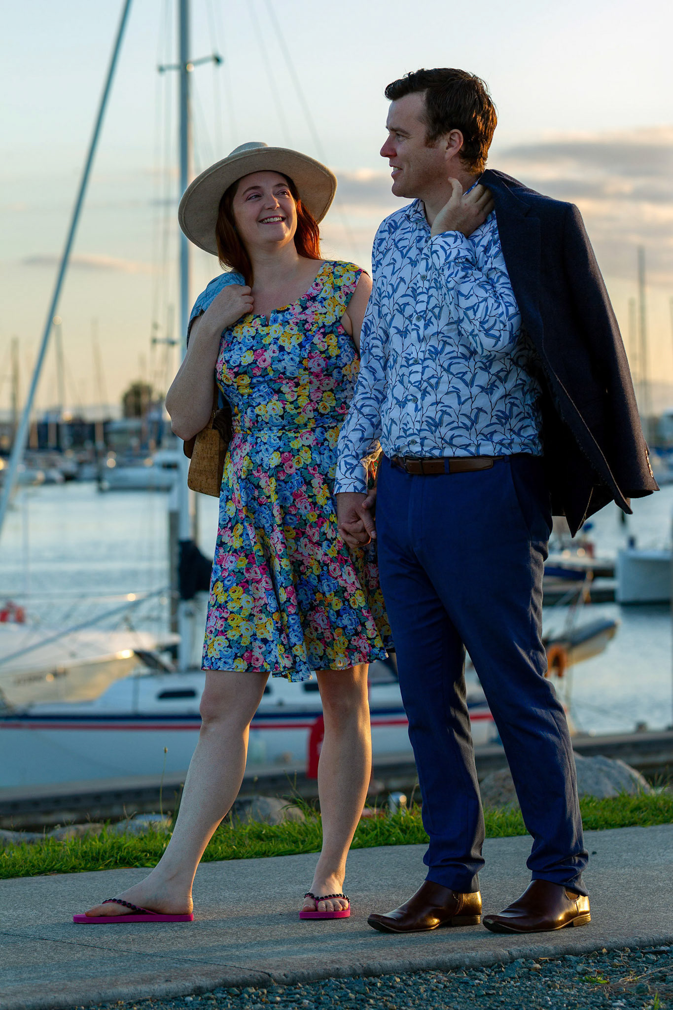 smiling couple walking jackets over shoulders 210602© copyright-lewis-a-collins- photography-stock-image-libraryl-! http://lewiscollins.com.au