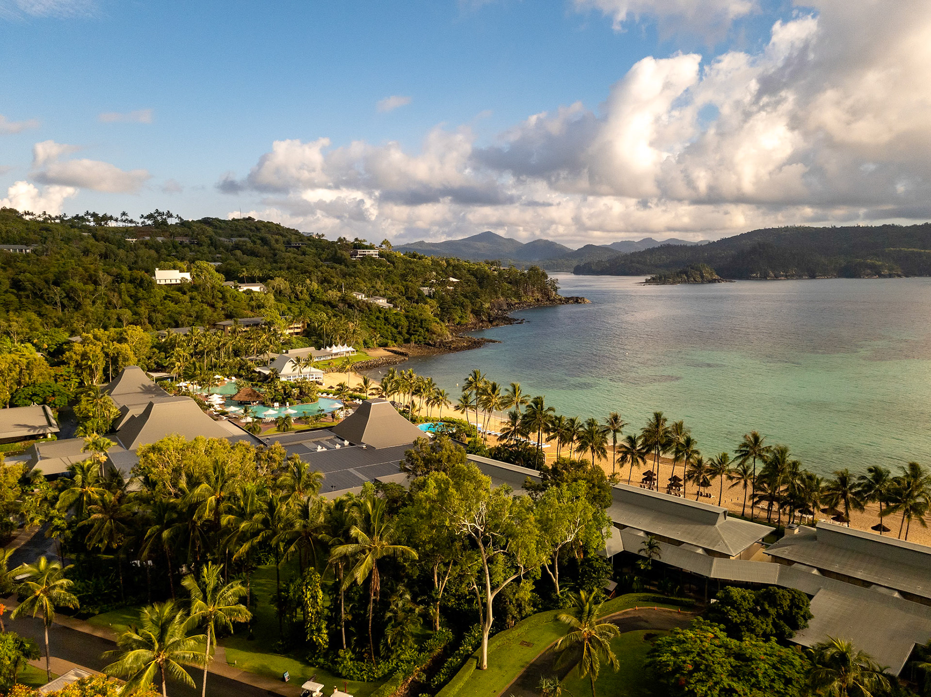 2022 december view of hamilton island 20km off queensland coast australia