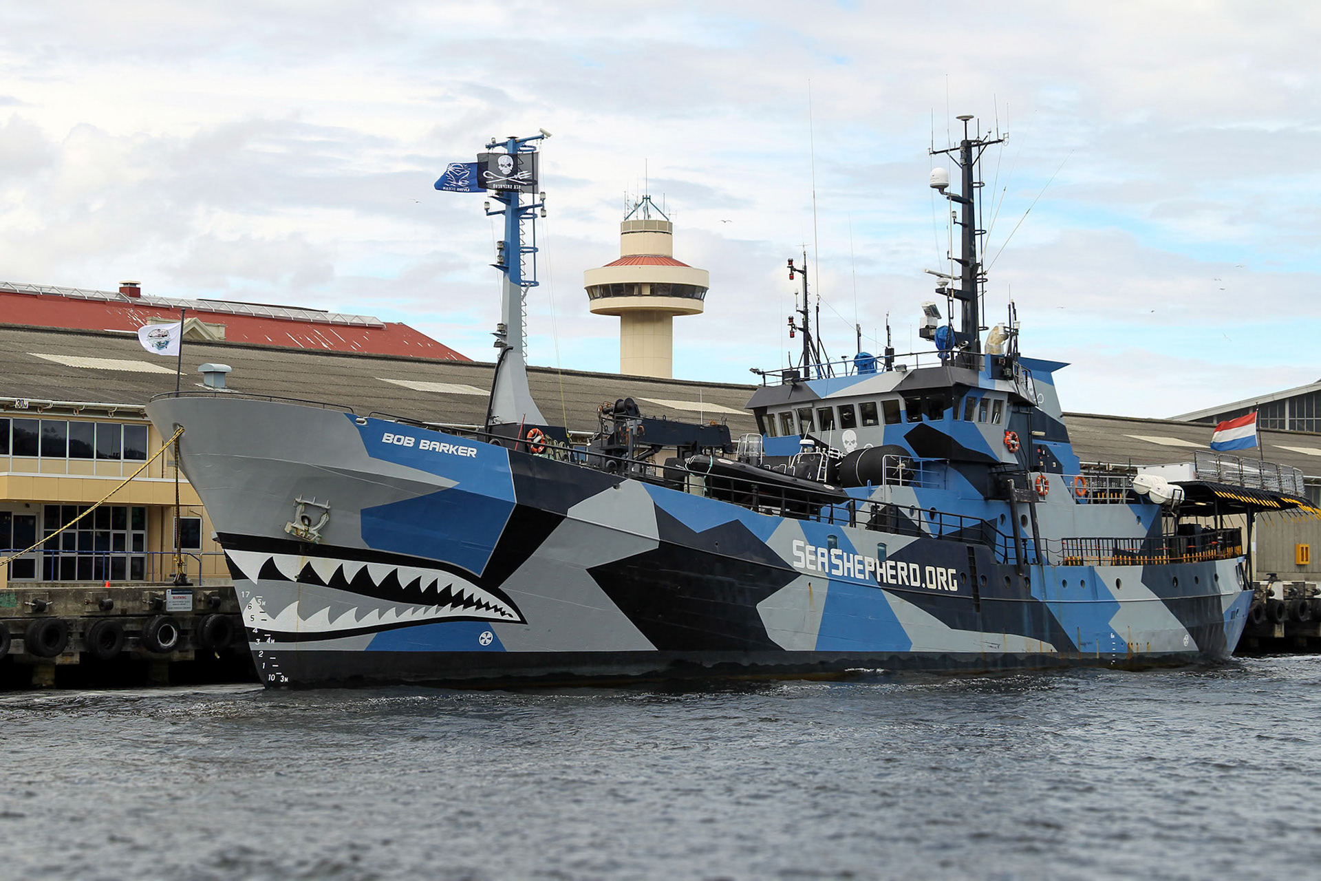 2011 december my bob barker ship sea shepherd at wharf hobart tasmania australia© copyright-lewis-a-collins-lcpmtl-! http://lewiscollins.com.au