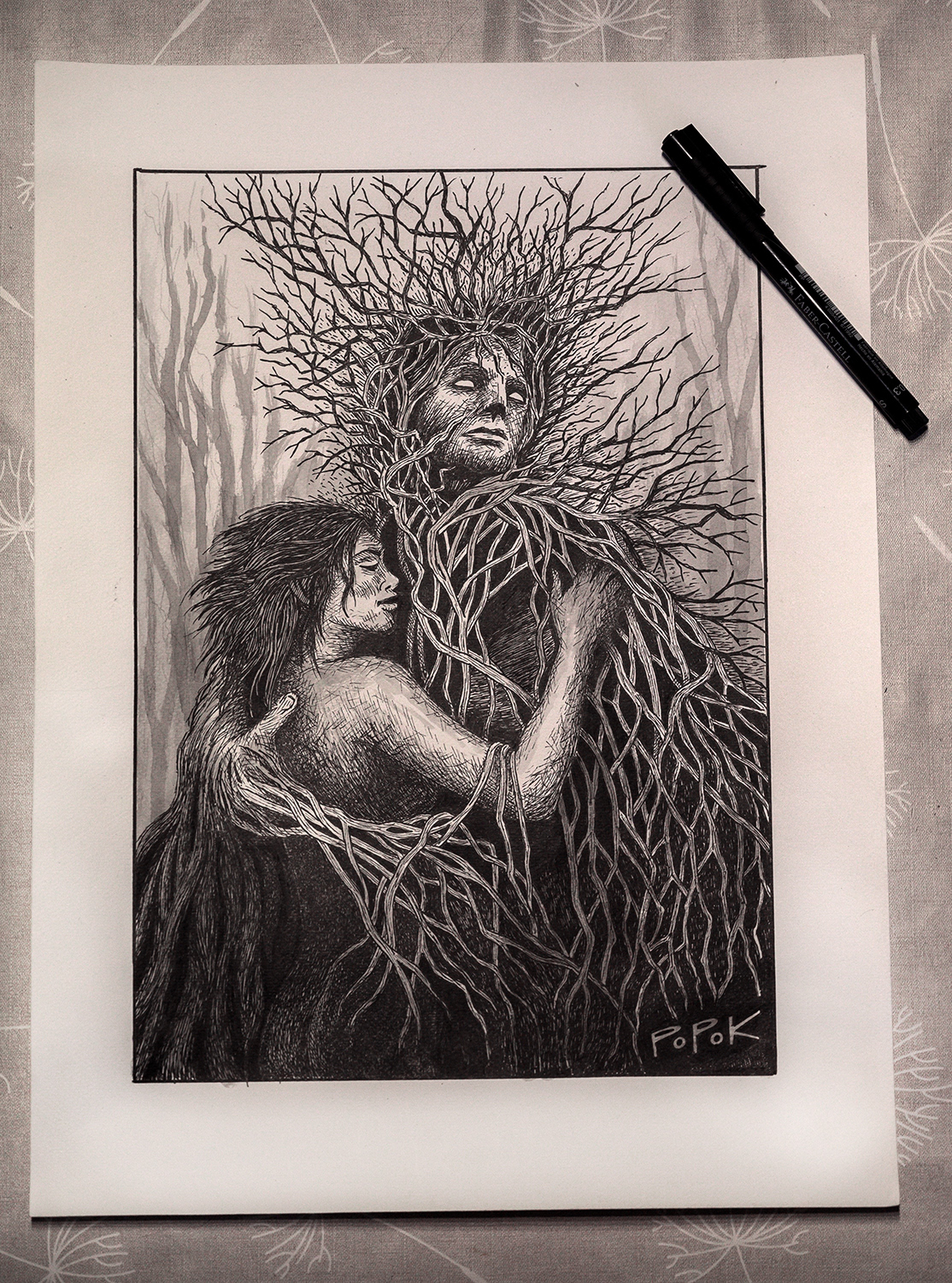 "Yggdrasil" ,  22,5x32 cm.