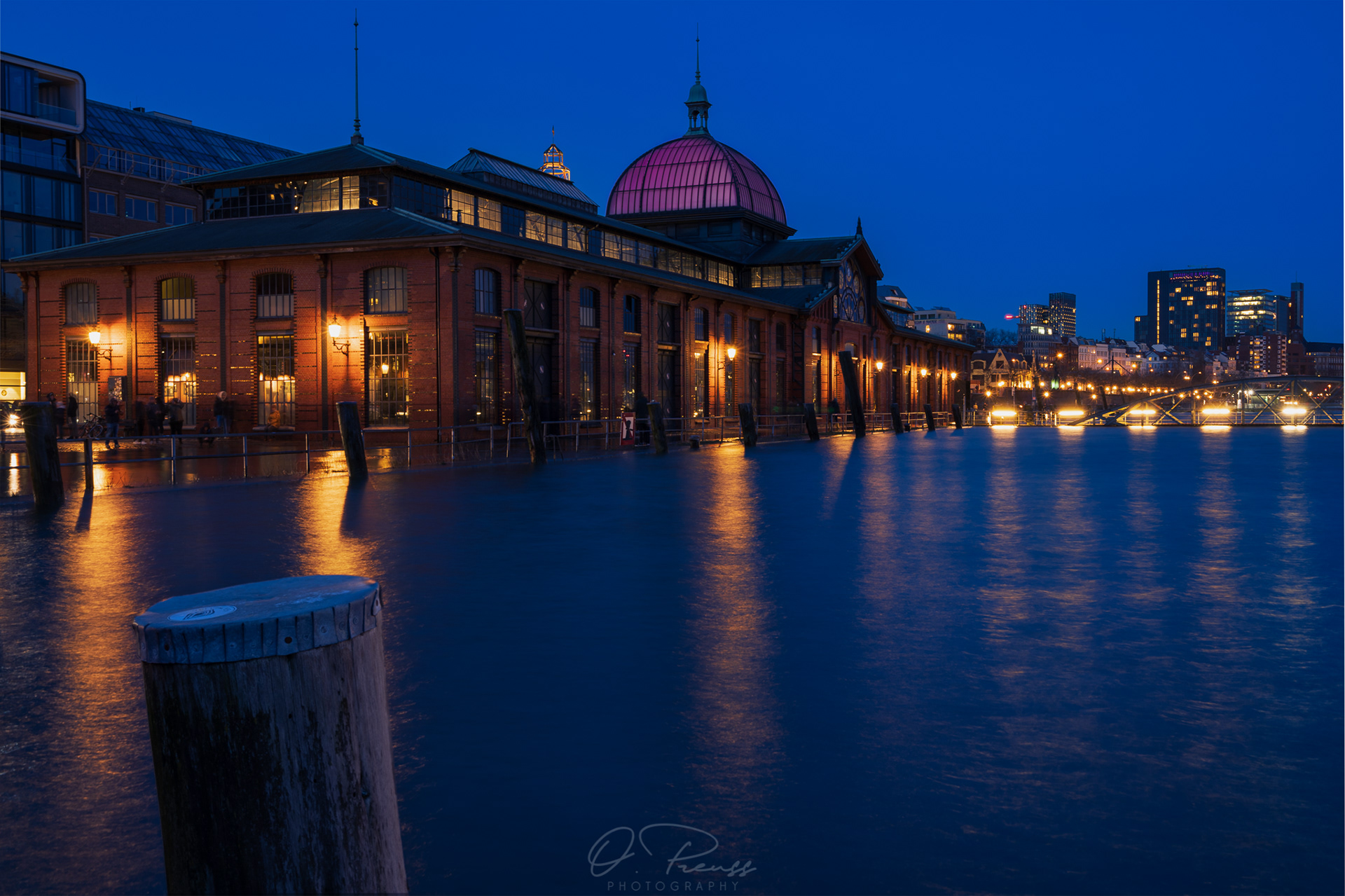 Fischauktionshalle Sturmflut