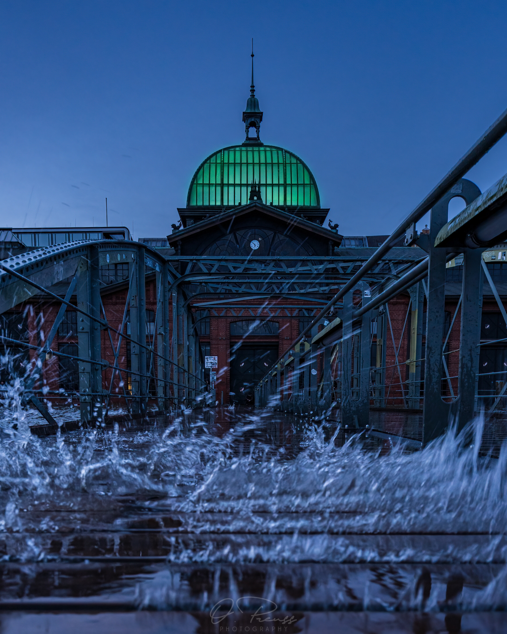 Fischauktionshalle Sturmflut