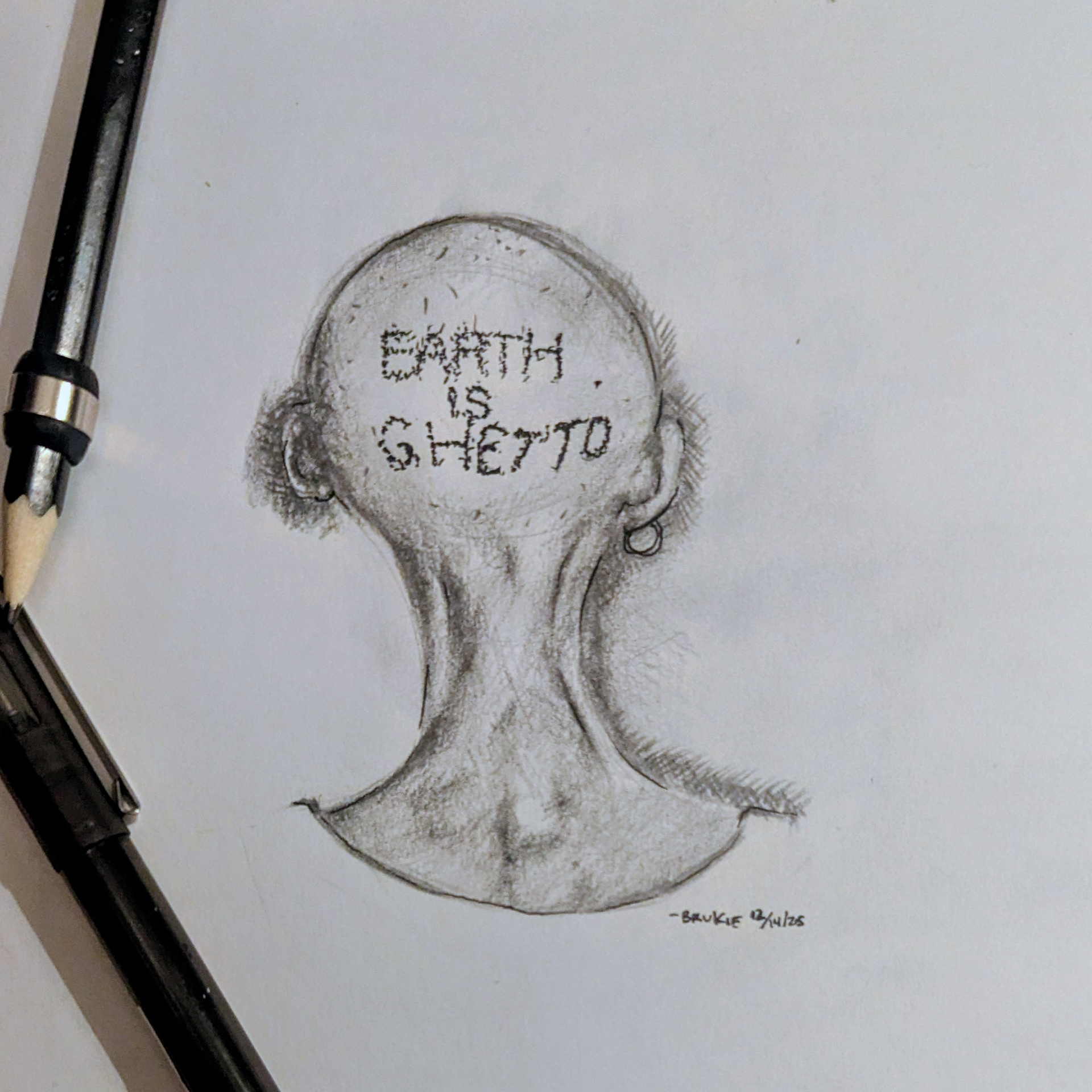 Pencil and pen, 2025