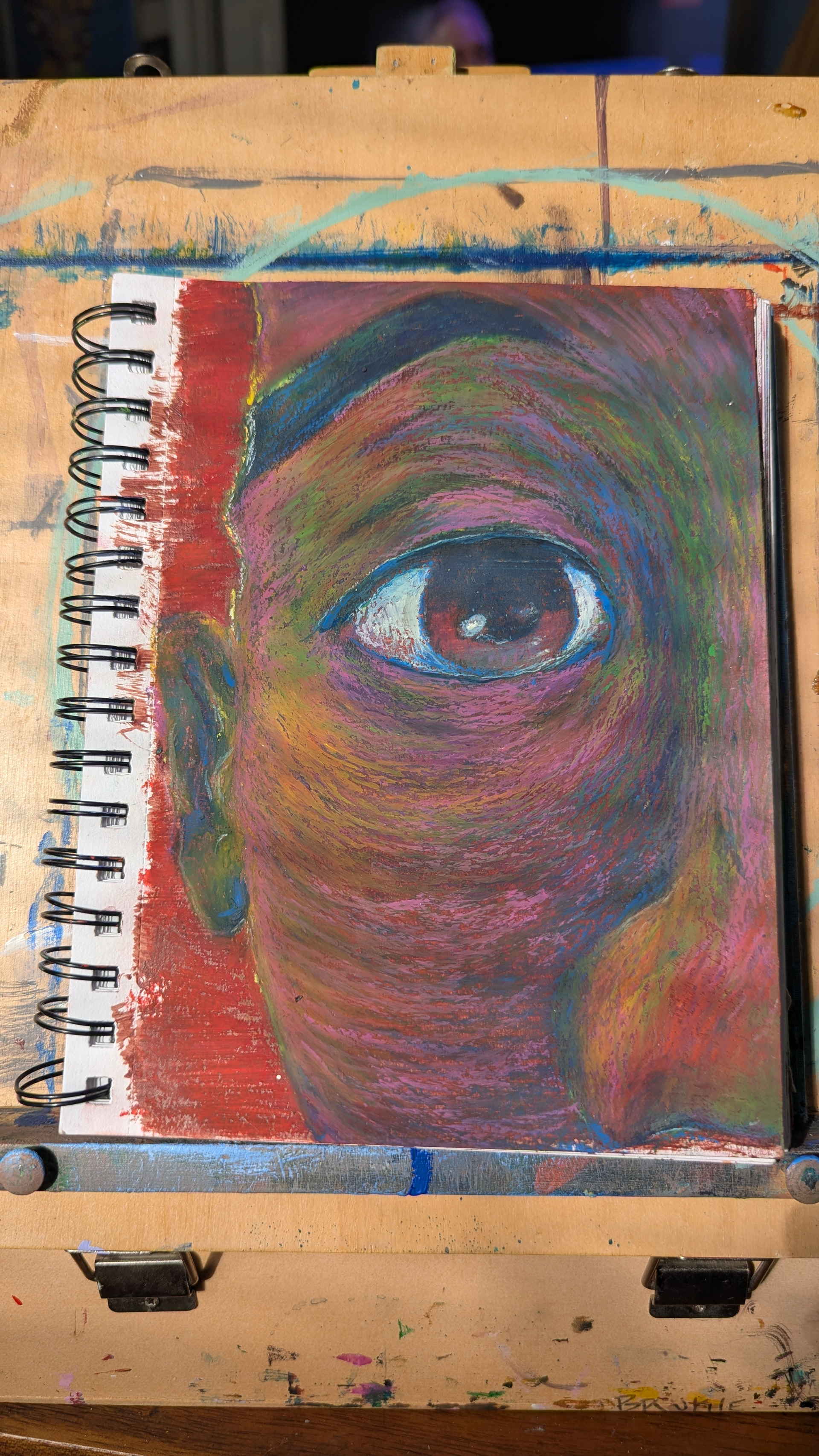 Acrylic and pastel, 2025