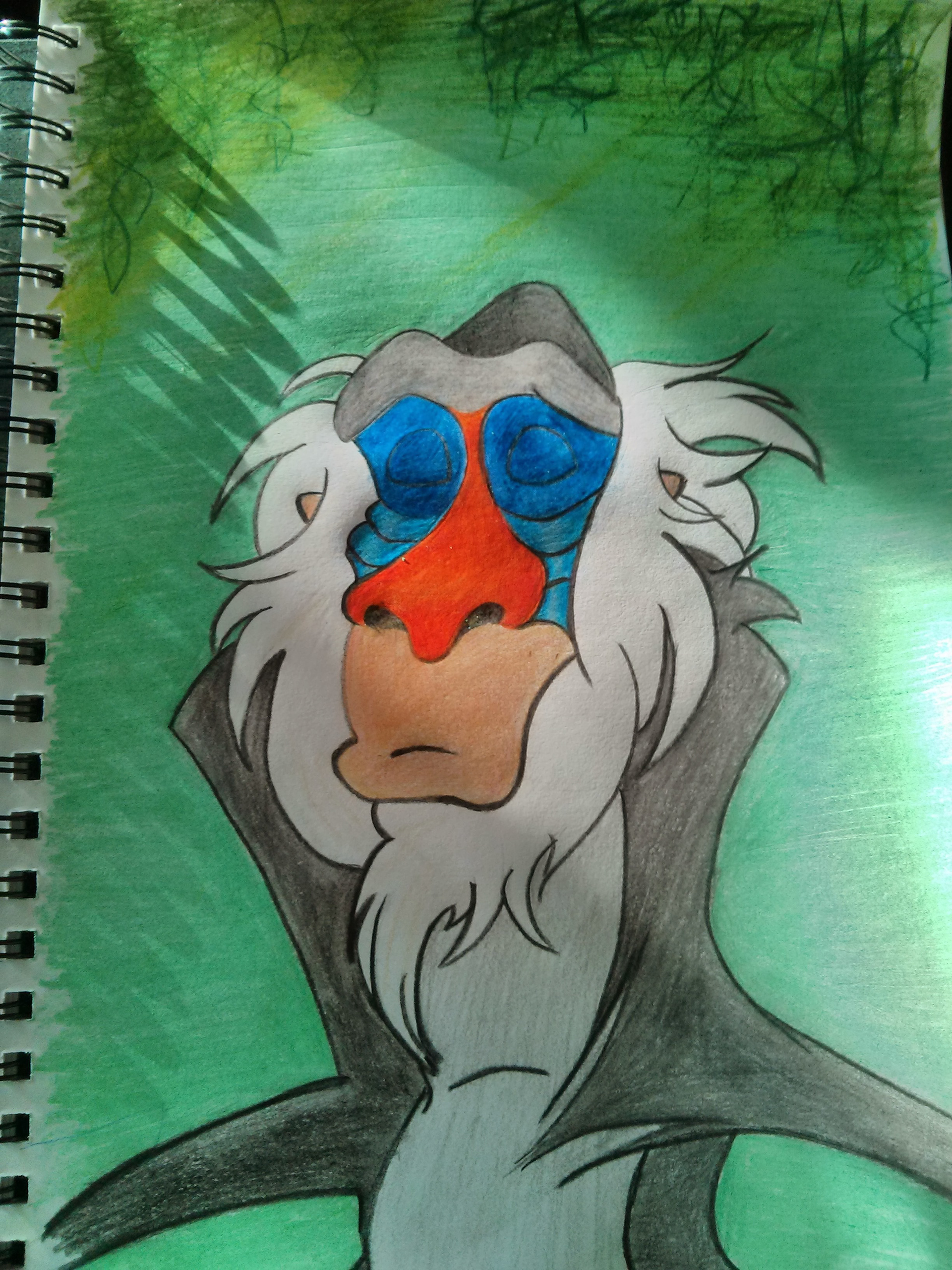 Color pencil on paper