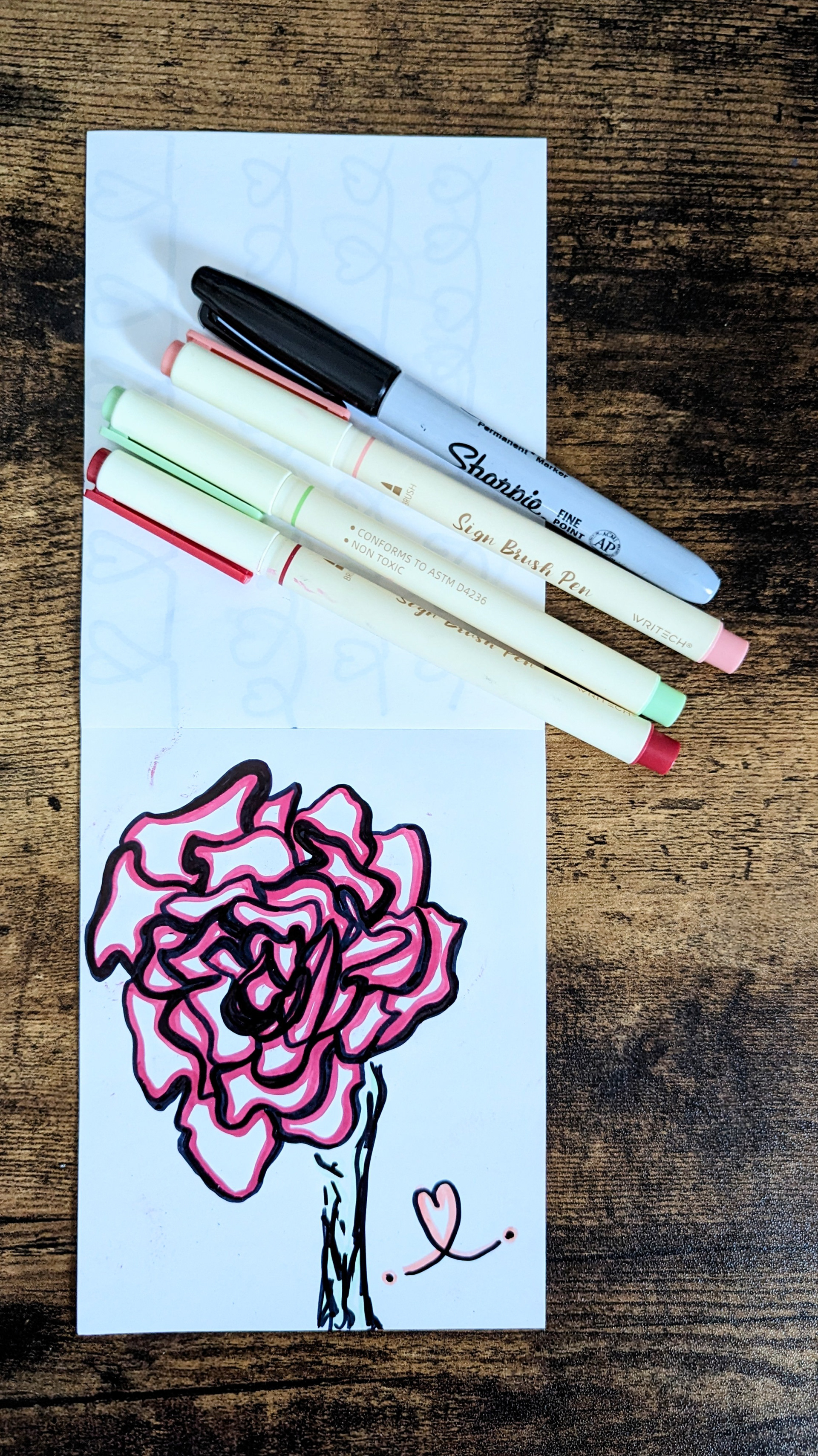 Marker on paper, 2023