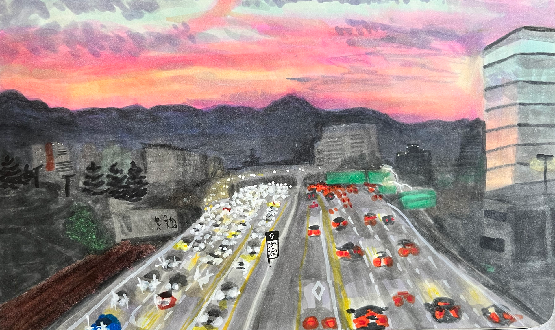 The Beauty in LA Rush Hour