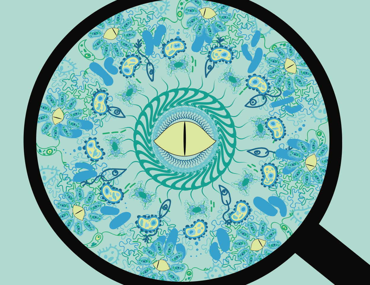 Mandala #3, Microorganisms