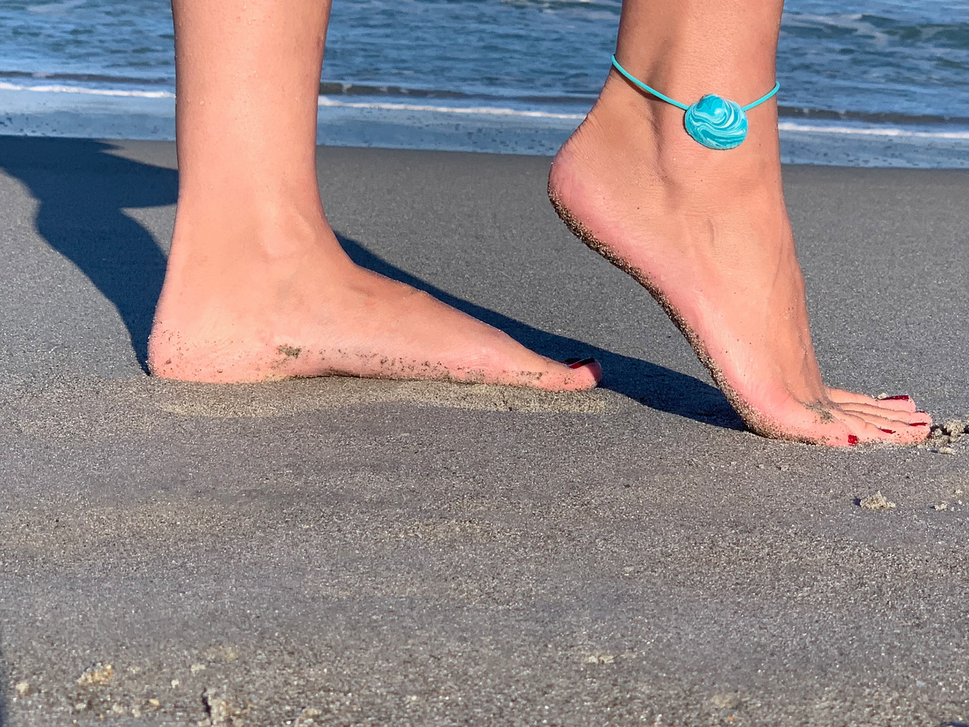 Trippy Anklet Blue
