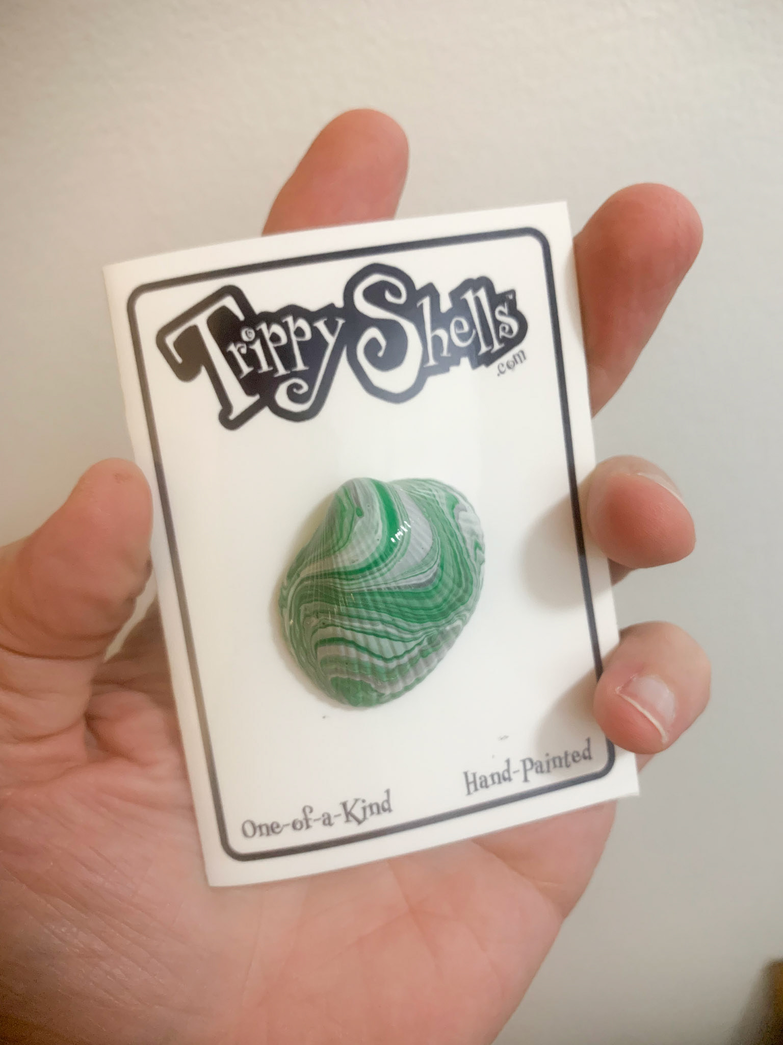 Shell on 3x4" Card Front