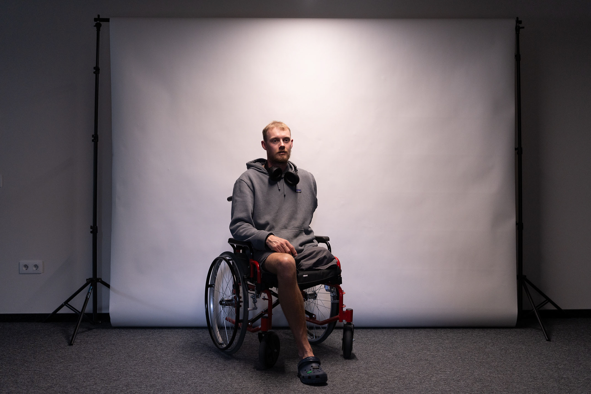 Eddy évacuait des civils dans le Donbass lorsqu'un drone russe fait exploser son ambulance - Lviv, Ukraine, mai 2025