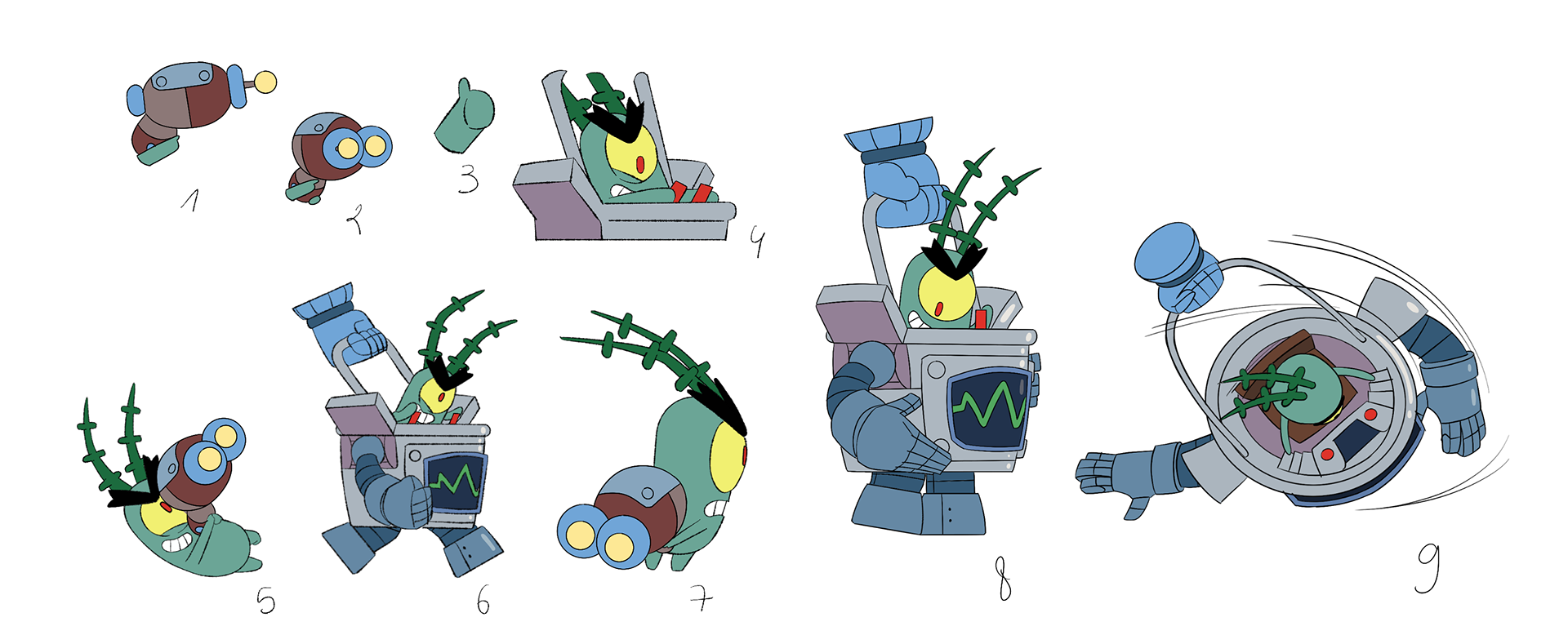 Posing + hands - Plankton