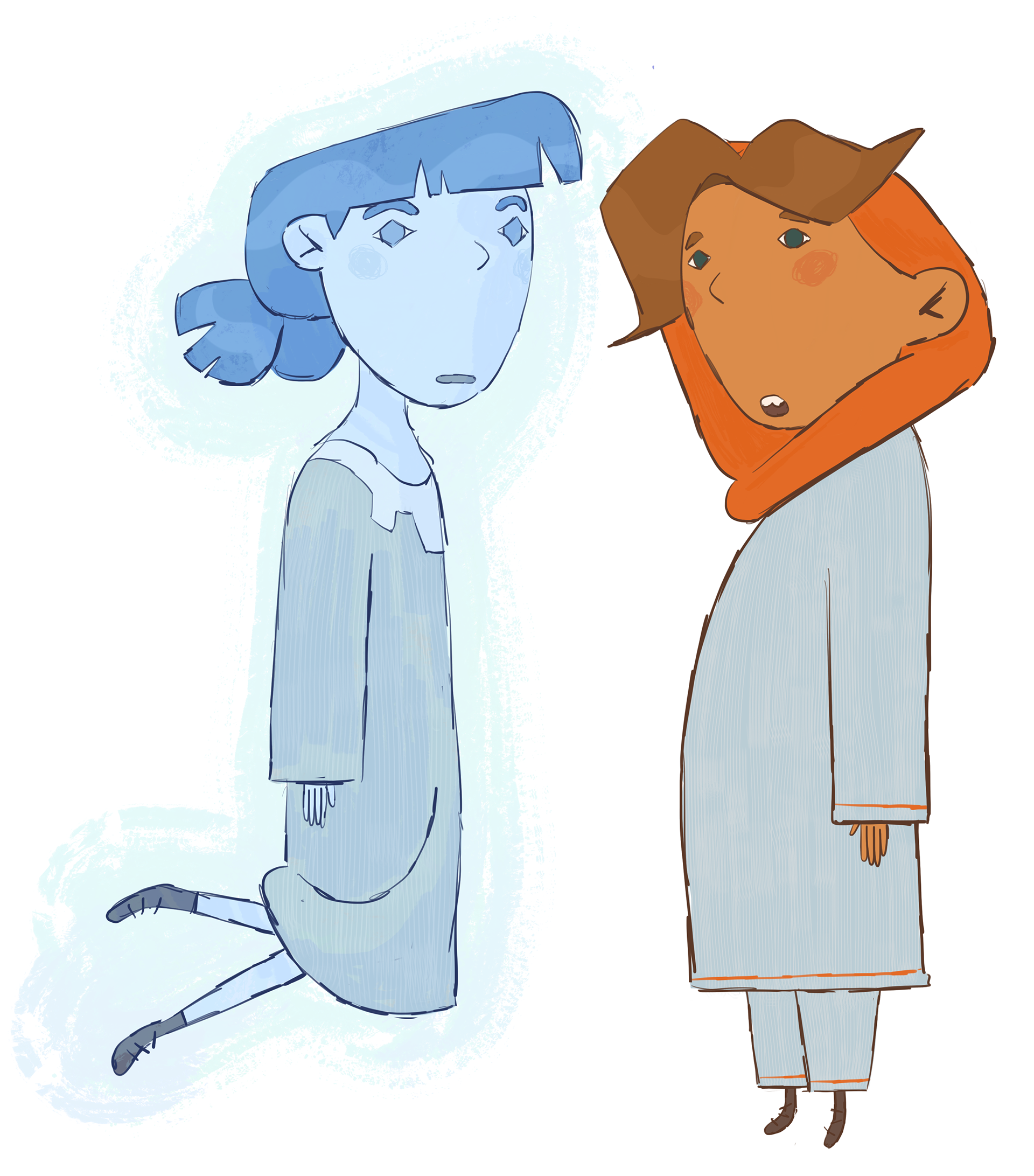 Medieval brother and sister