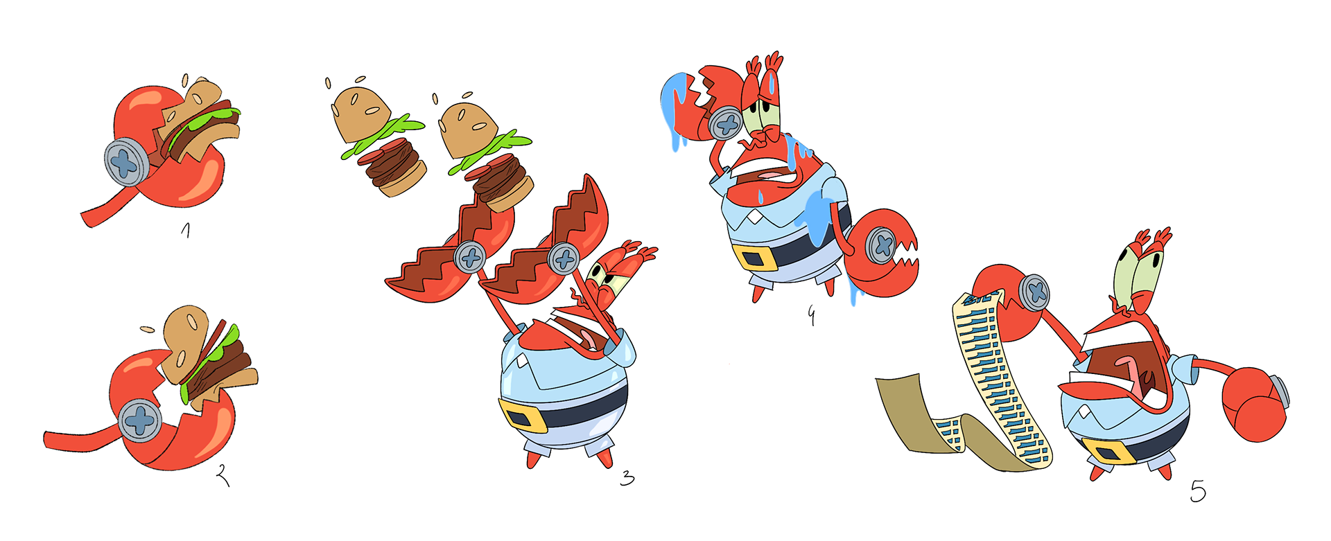 Posing + hands - MrKrabs