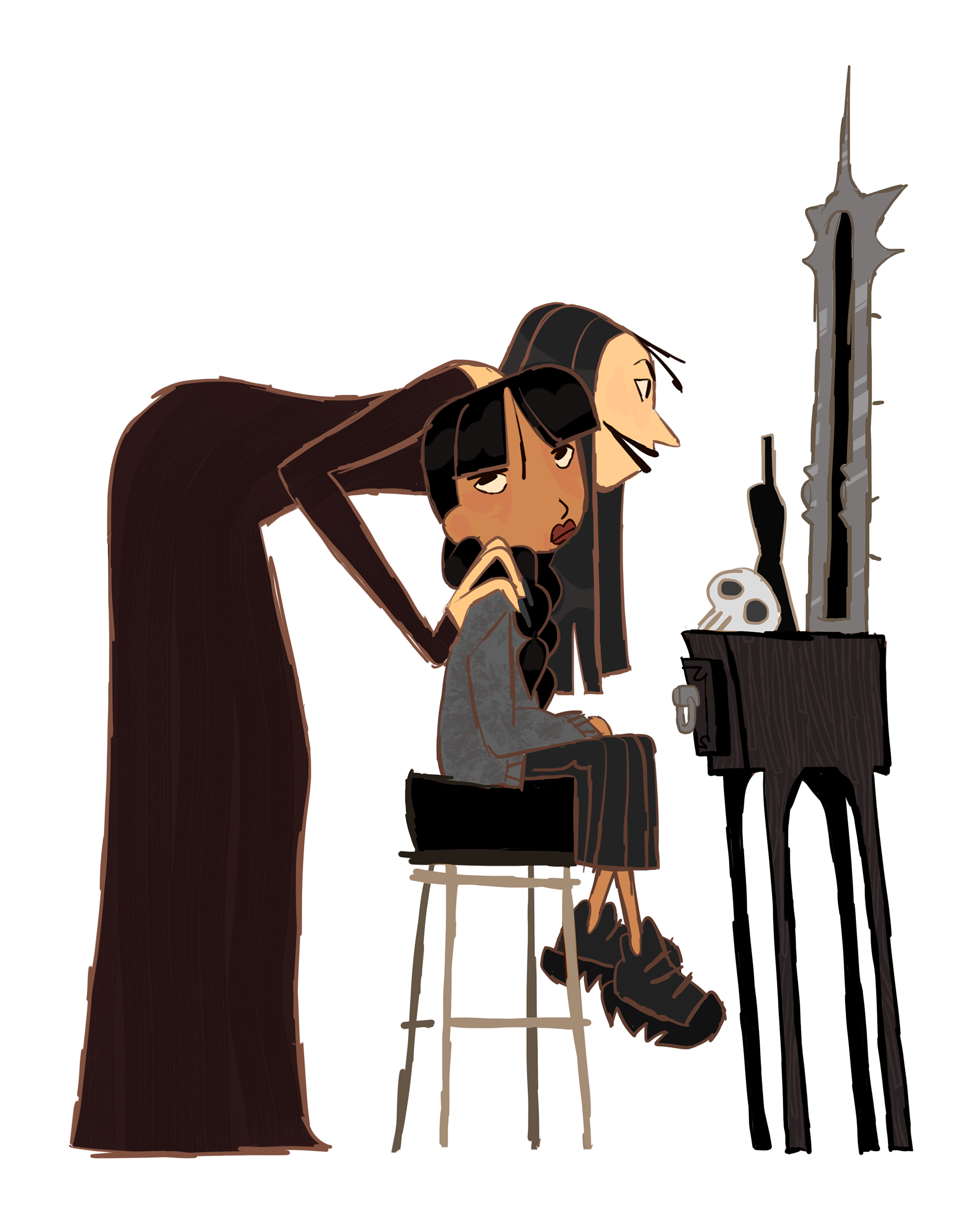 Addam's girls