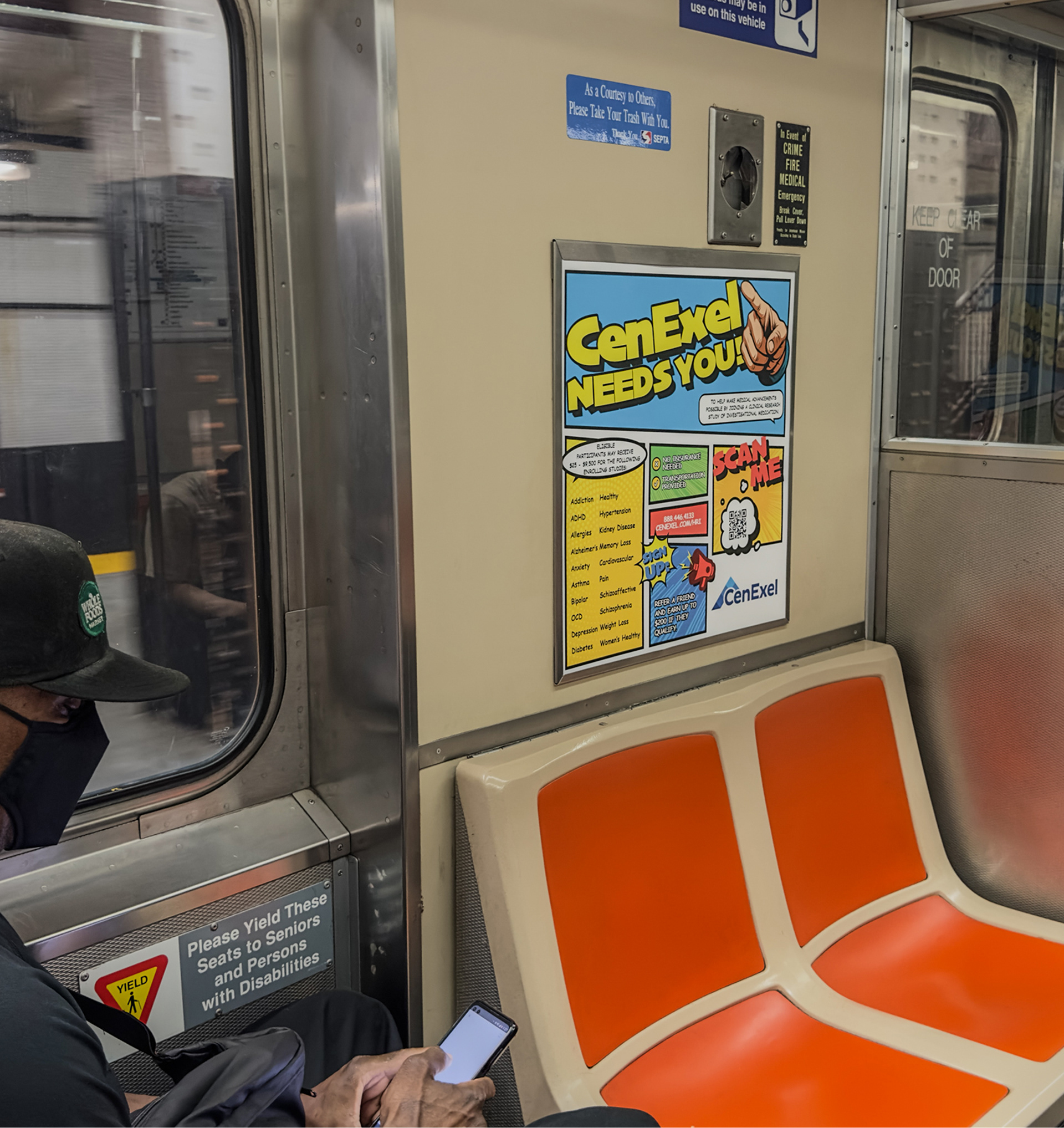Subway Interior Card