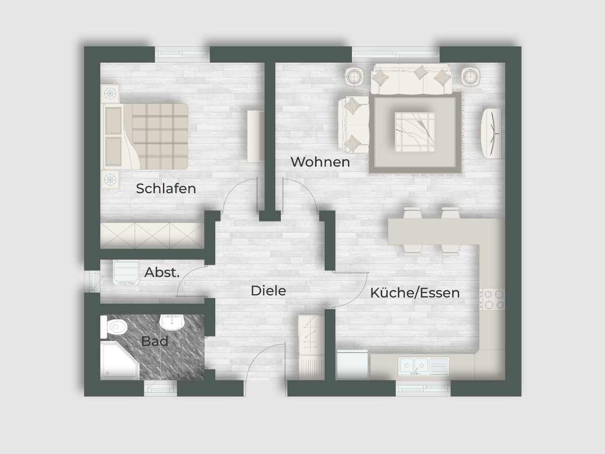 Modern – Greige Elegant