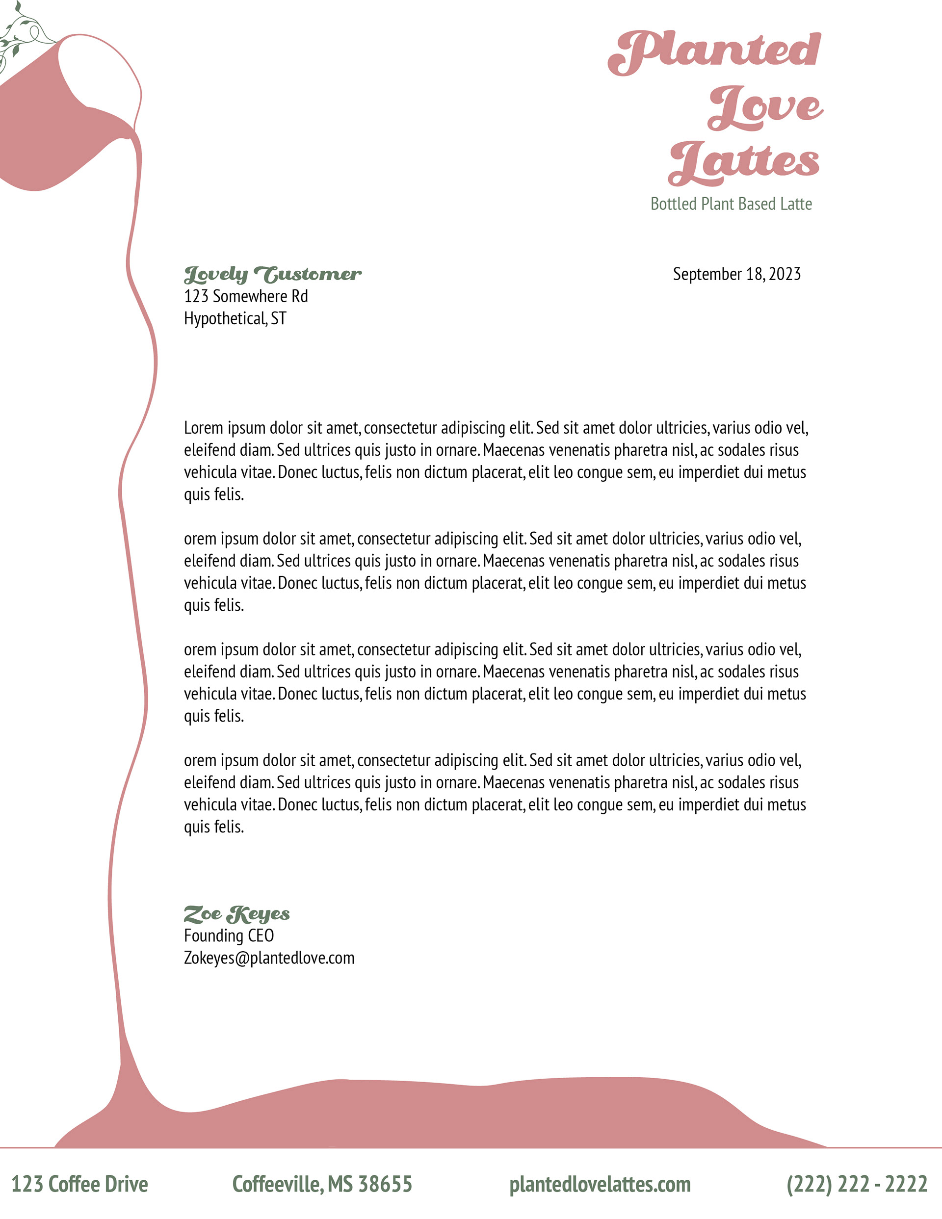 Professional Letterhead