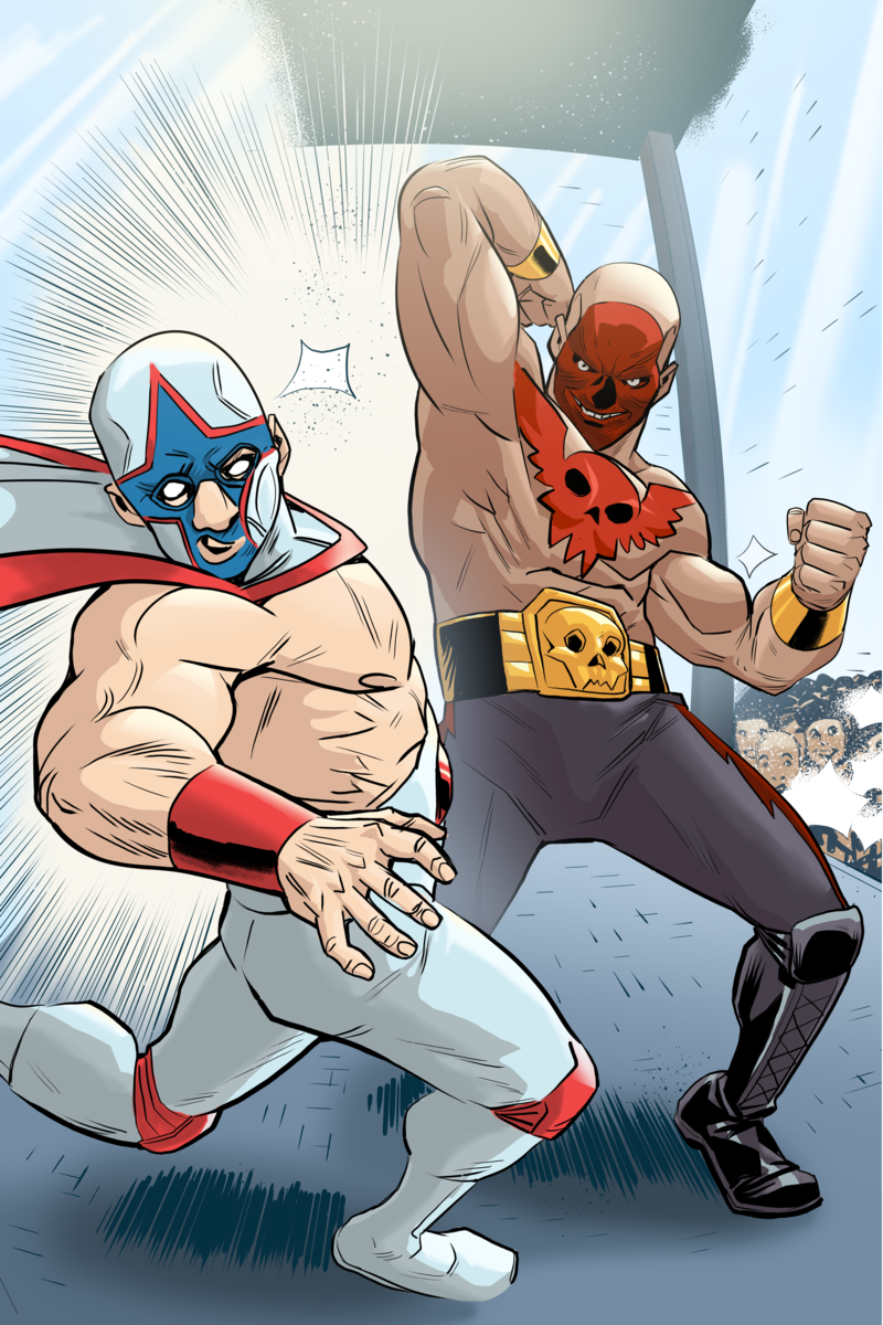 Line Art: Drew Moss, Color: Volta