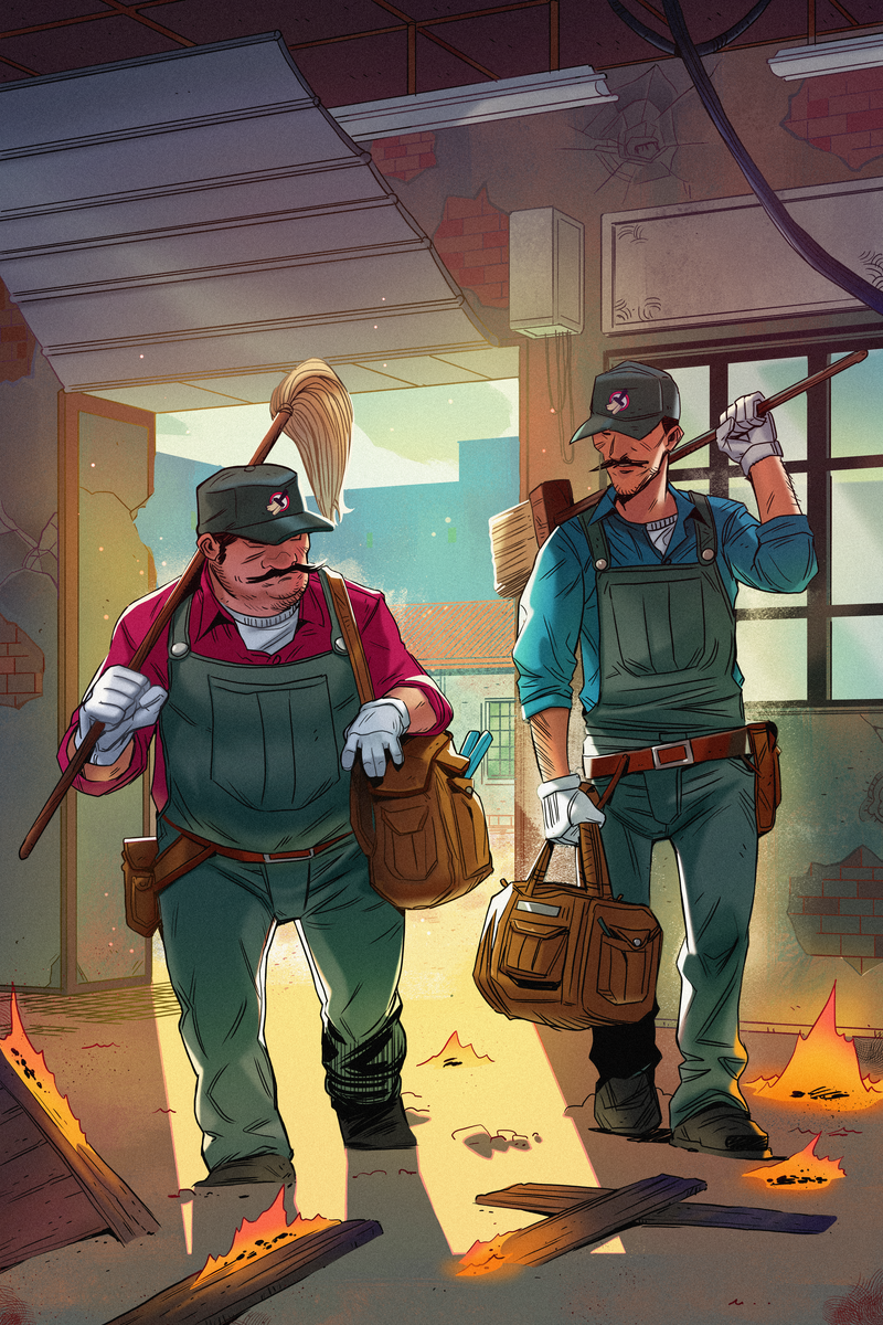 Line Art: Drew Moss, Color: Yulia Ptitsyna