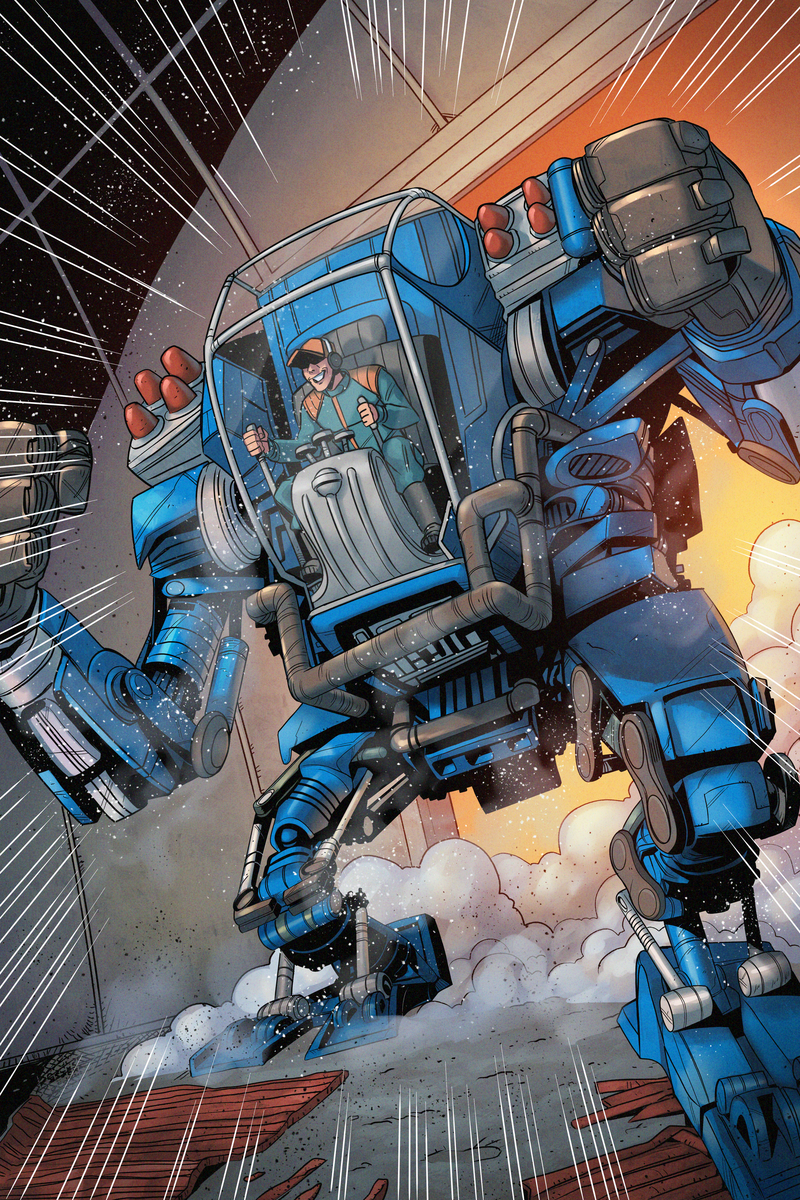 Line Art: Drew Moss, Color: Volta