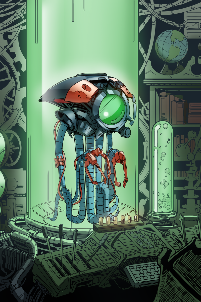 Line Art: Alex Milne, Color: Volta