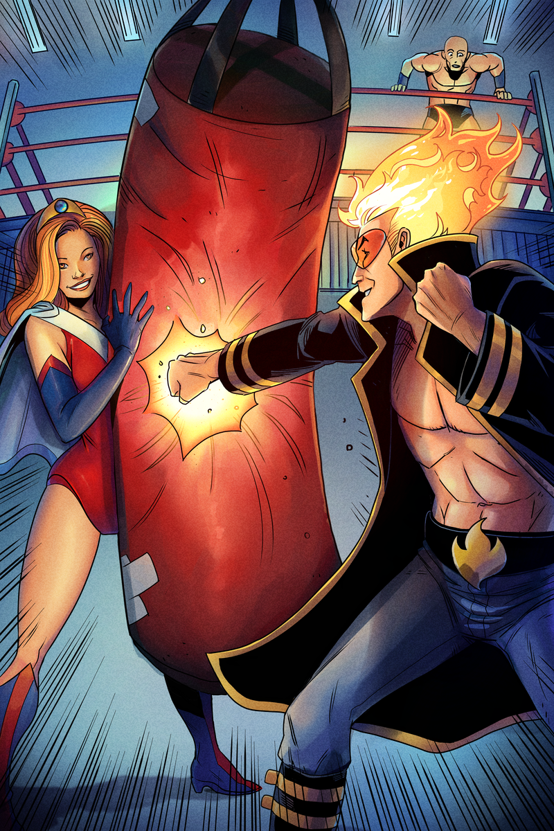 Line Art: Drew Moss, Color: Volta