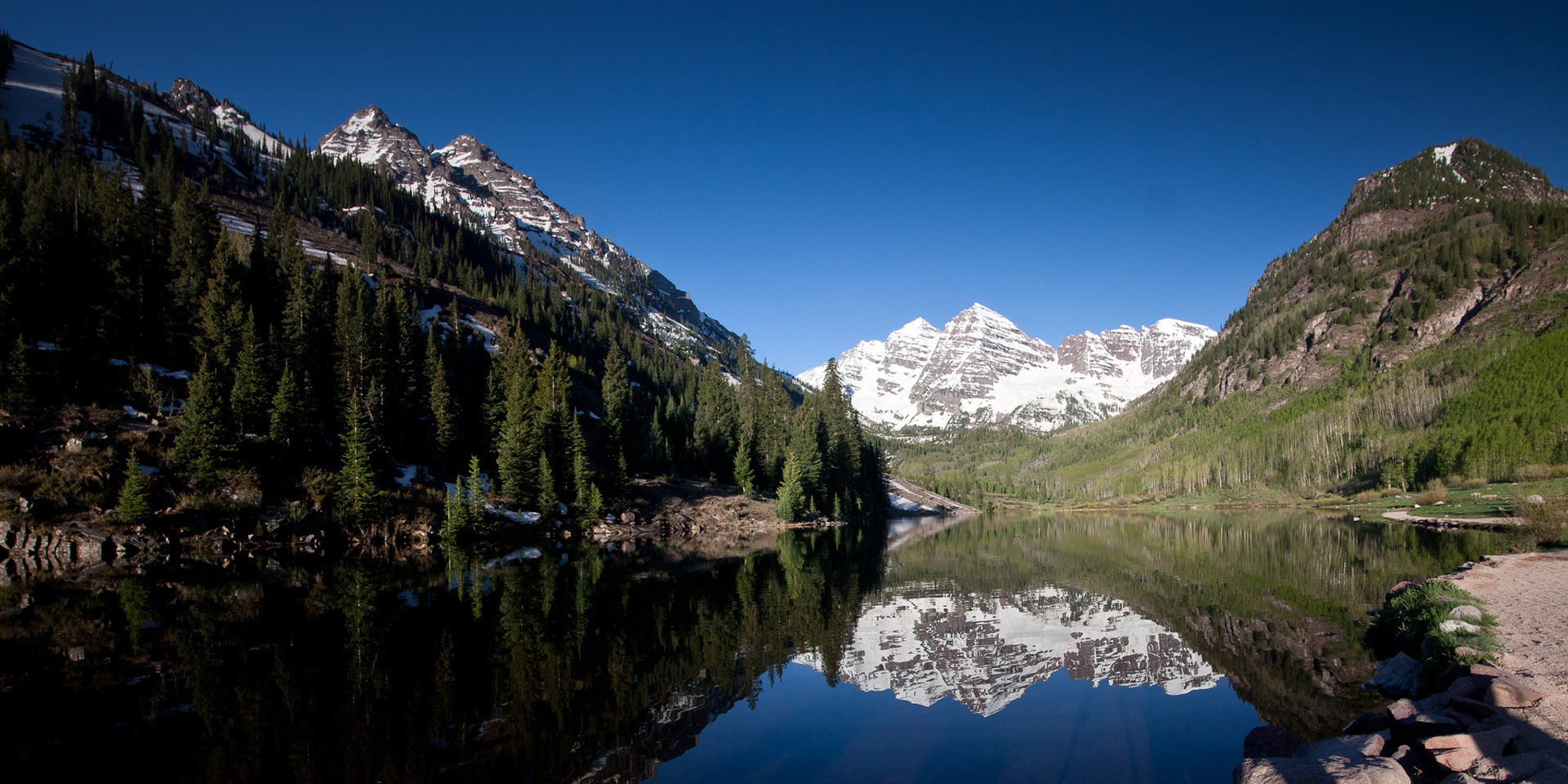 Maroon Bells, near Aspen, Colorado