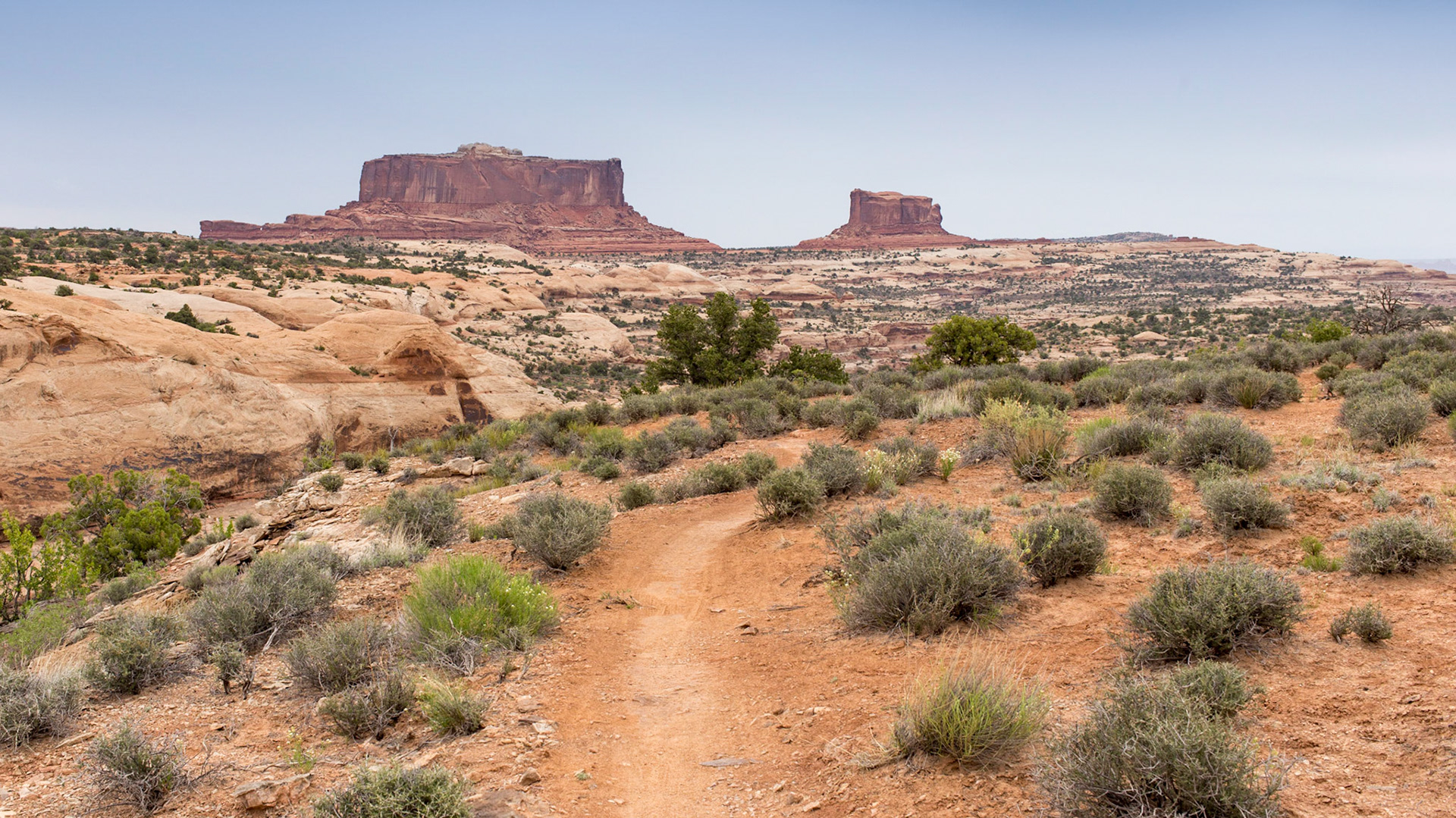 Monitor & Merrimac Buttes, near Moab, Utah