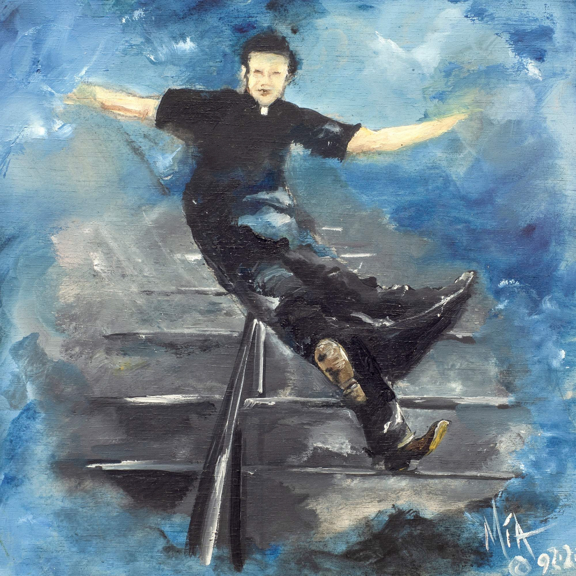 In memory of Fr. Andy Kenny by Artist Mia Carney