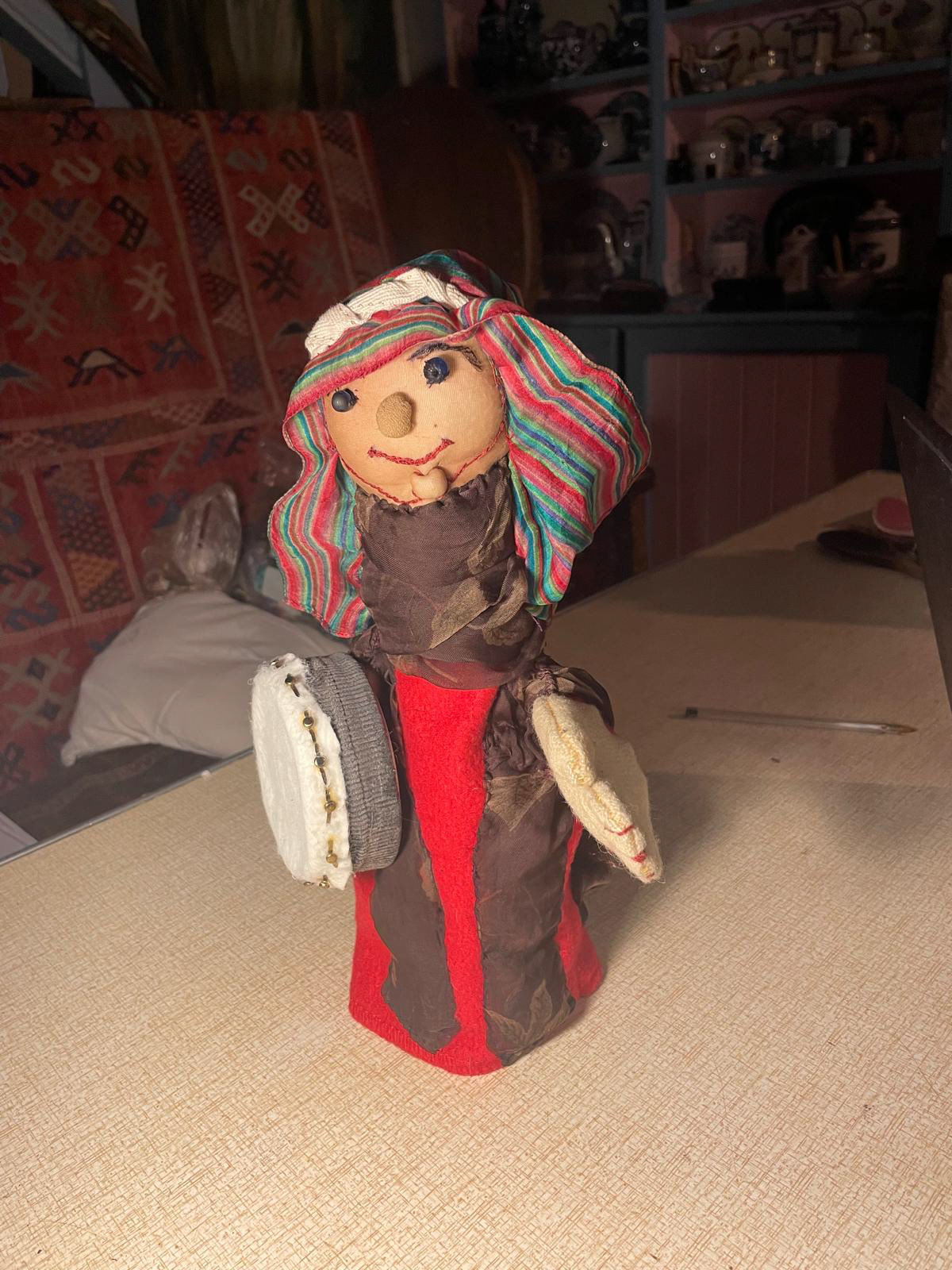 Isaac with Bódhran