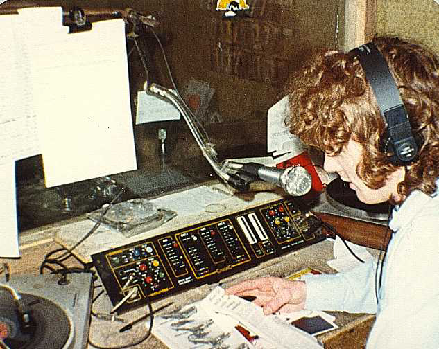 Gerry Gannon on air. Image by Steve Silby.