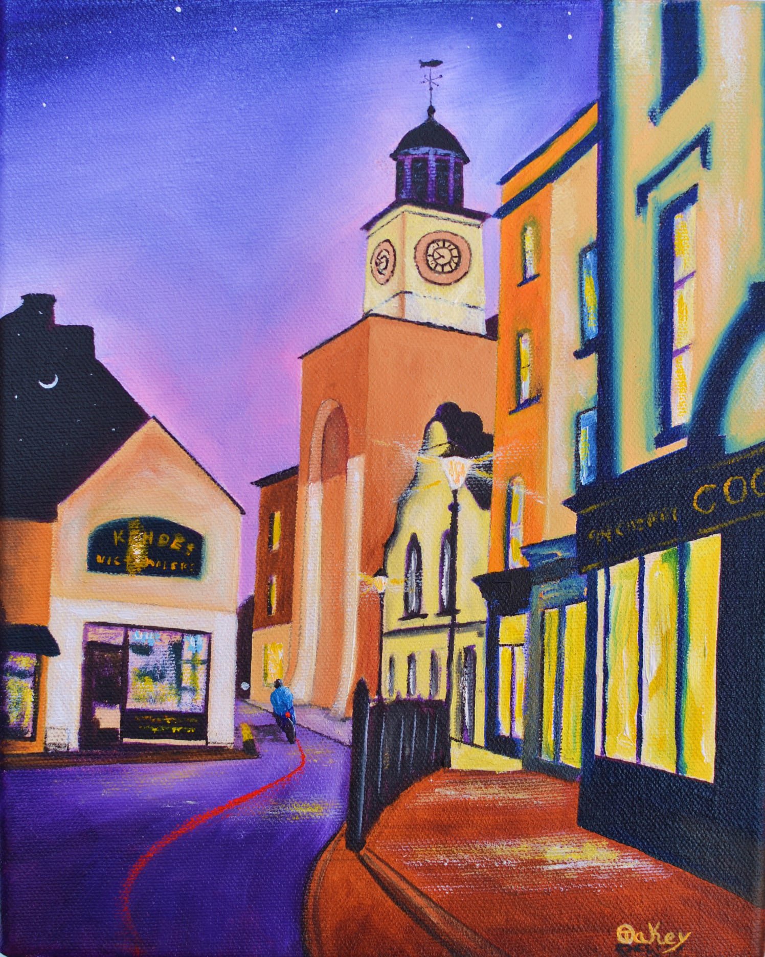 Artist Tony Oakey